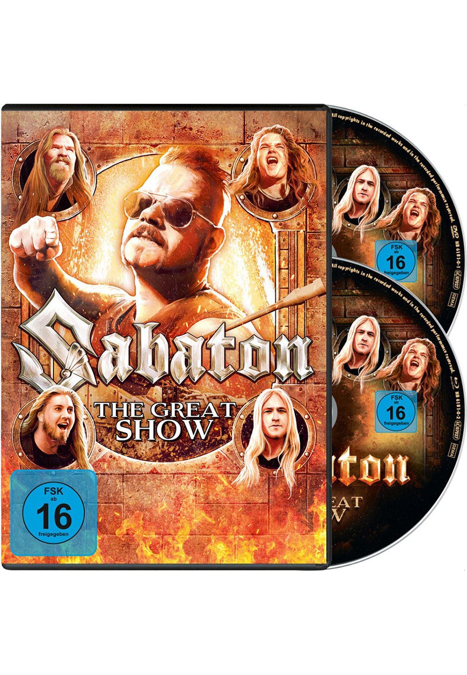 Sabaton - The Great Show - Blu Ray + DVD