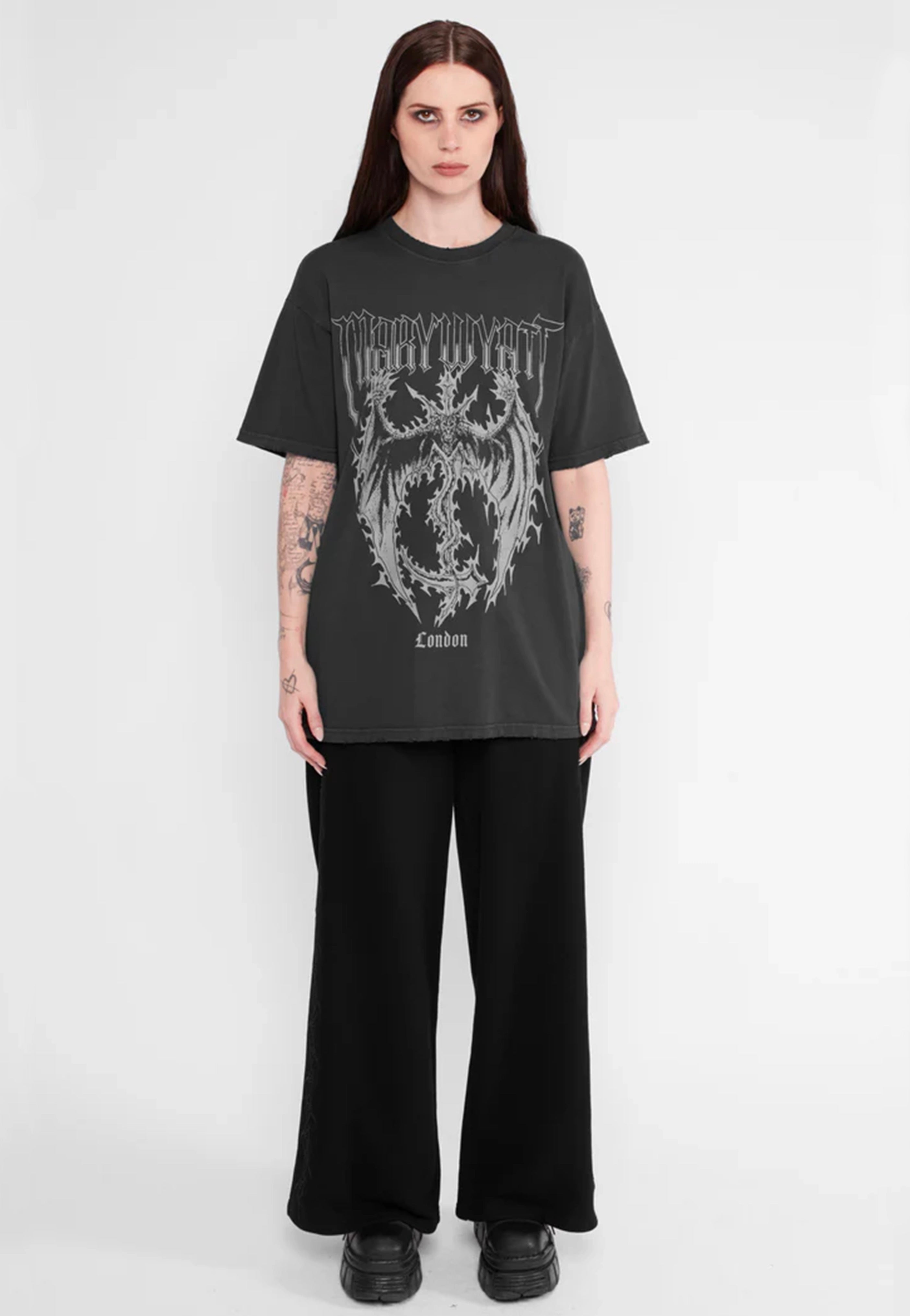 Mary Wyatt - Samael Black - T-Shirt | Women-Image
