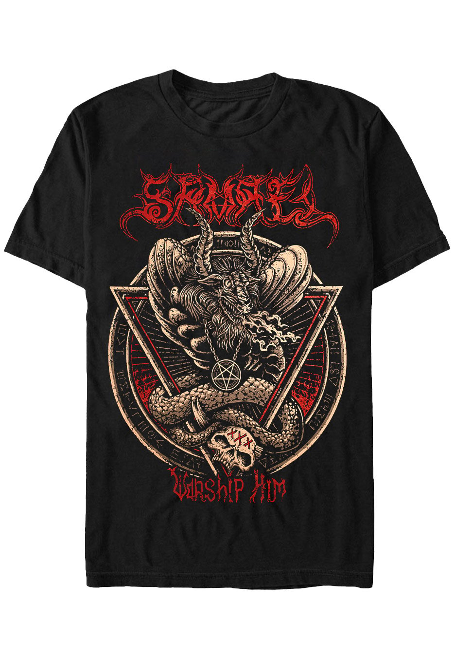 Samael - Worship Him Black - T-Shirt