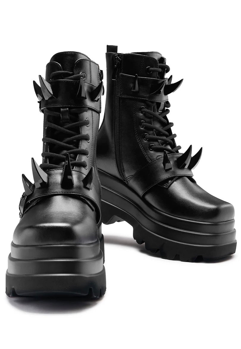 Koi Footwear - Santoku Trident Spike Platform Black - Girl Shoes | Women-Image