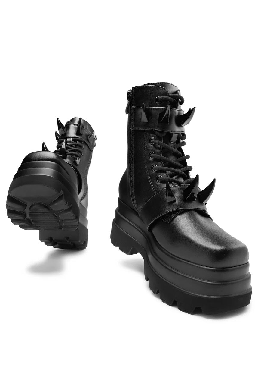 Koi Footwear - Santoku Trident Spike Platform Black - Girl Shoes | Women-Image