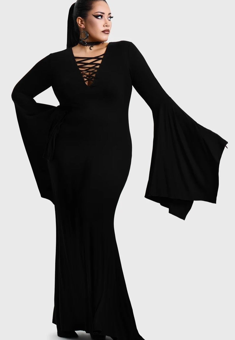 Killstar Seraphelle Maxi Black Robe