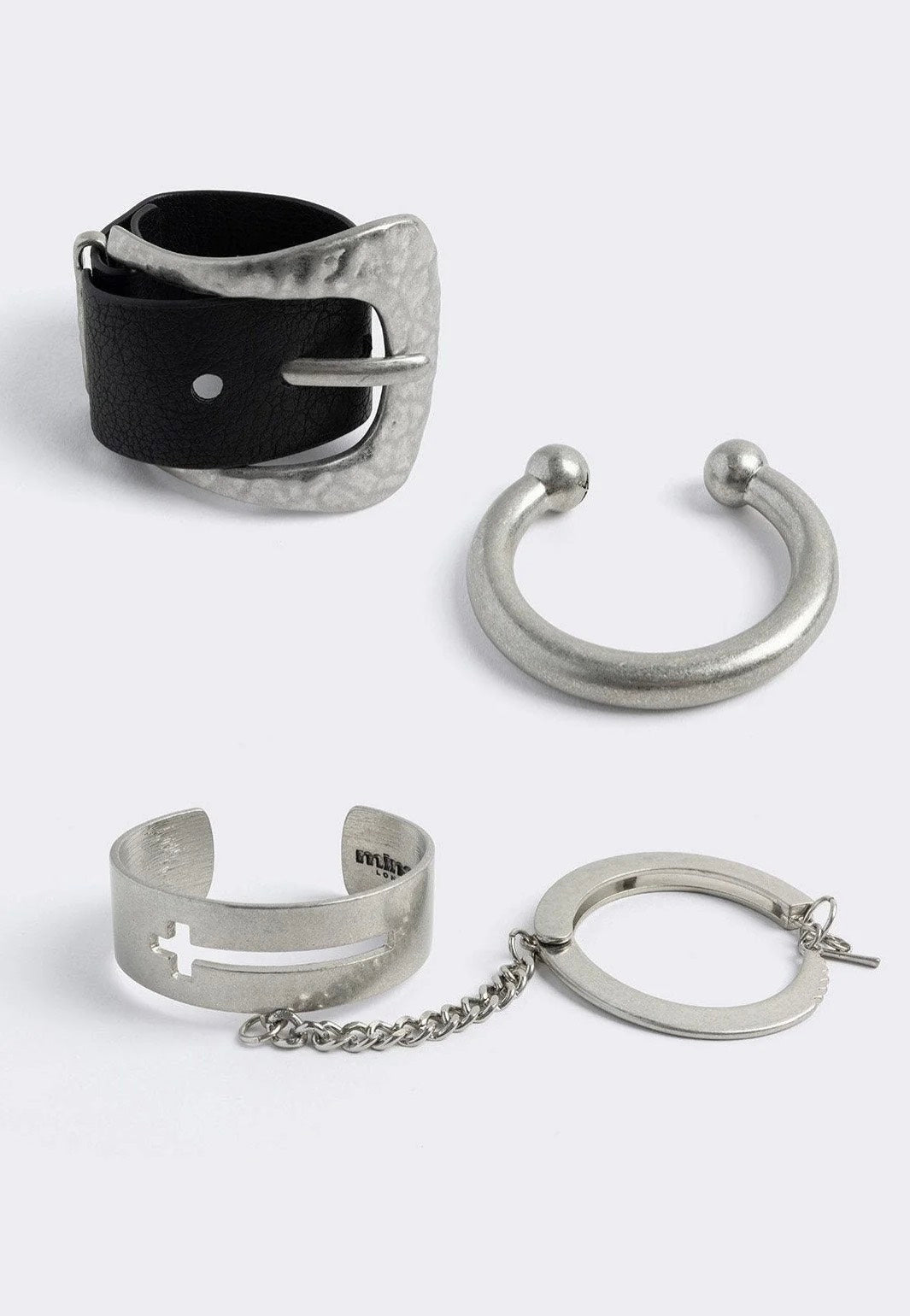 Minga London - Seven Sins Set Silver - Bracelet | Neutral-Image