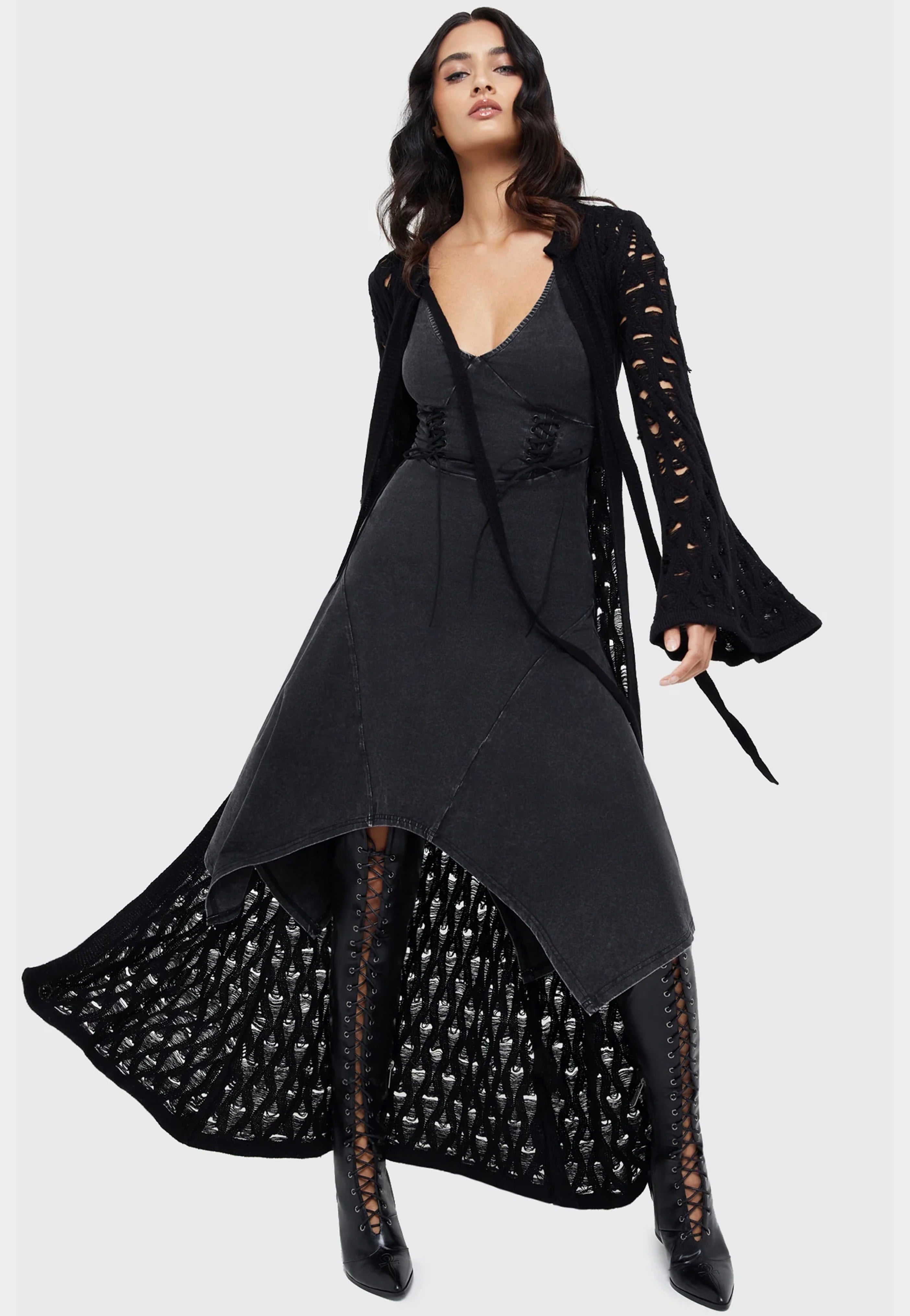 Killstar - Shadow Claw Black - Dress | Women-Image