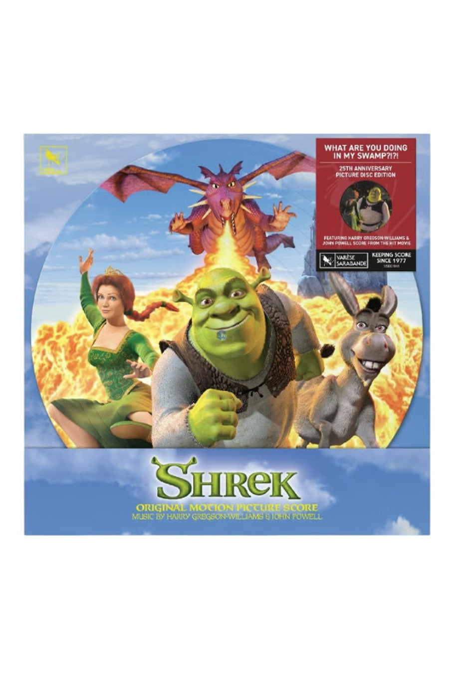 Shrek Shrek Original Motion Picture Score (Ltd. 25th Anniversary Edition) Picture Vinyl