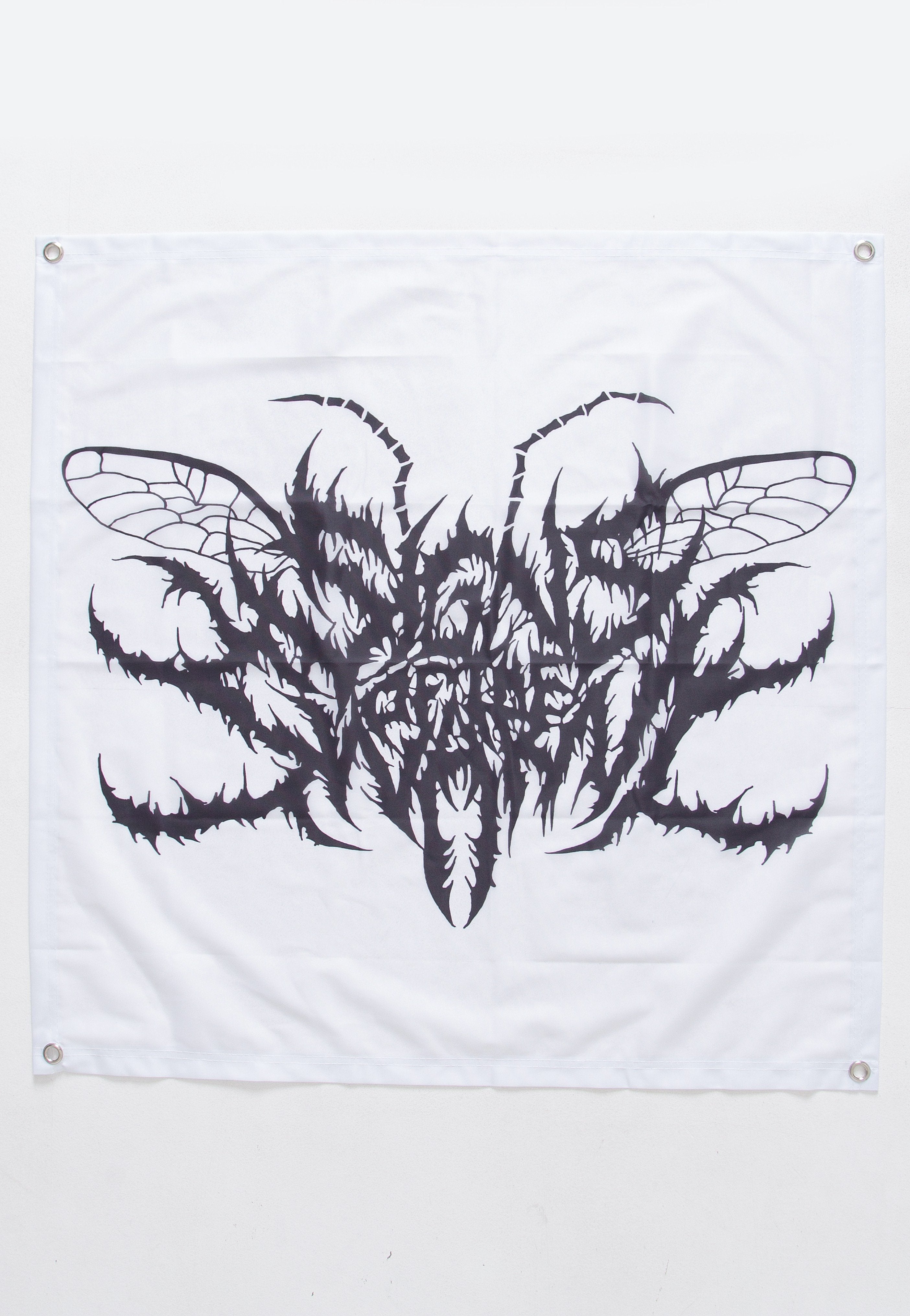 Signs Of The Swarm - Logo White - Flag