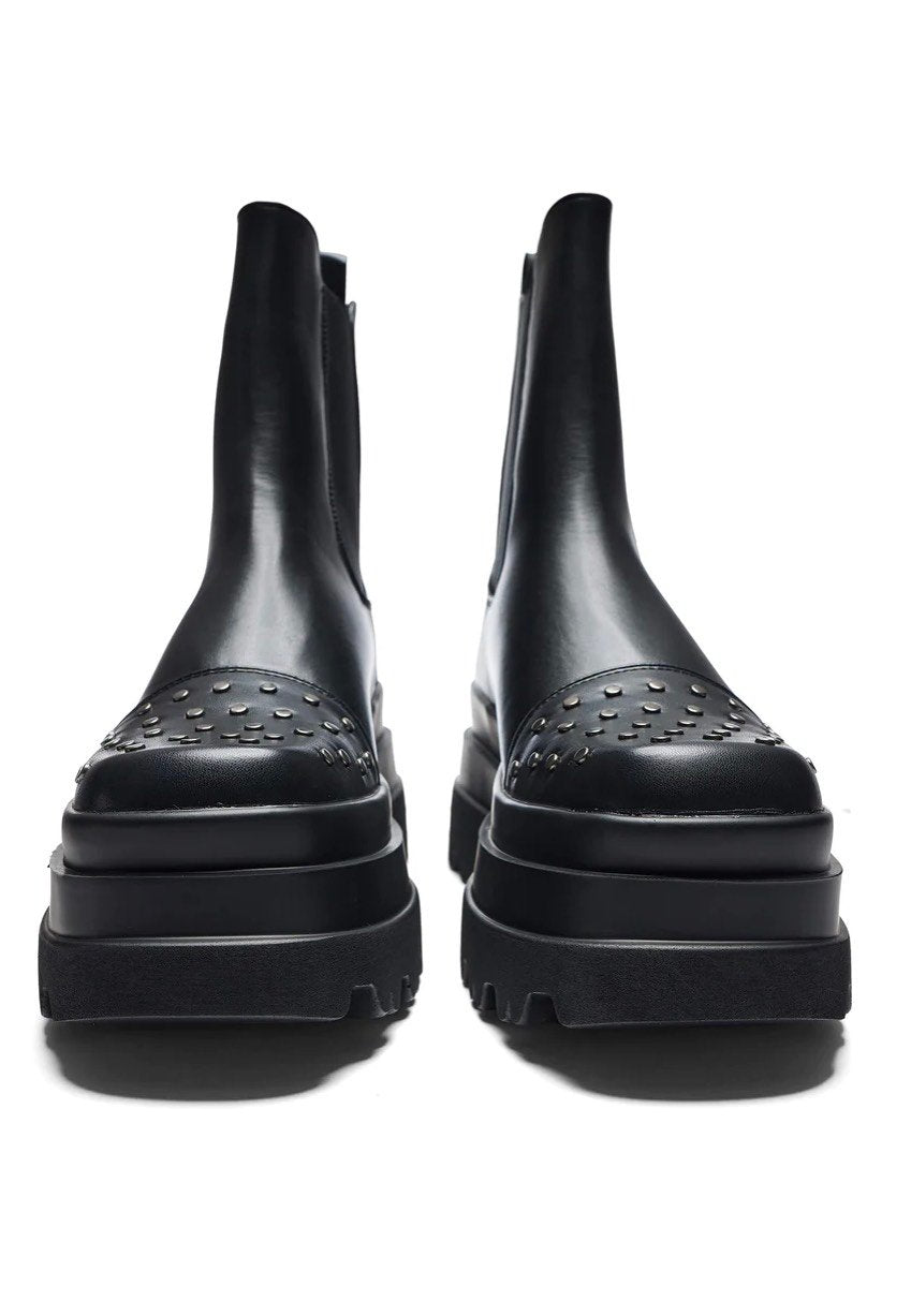 Koi Footwear - Silence Studded Trident Chelsea Black - Girl Shoes