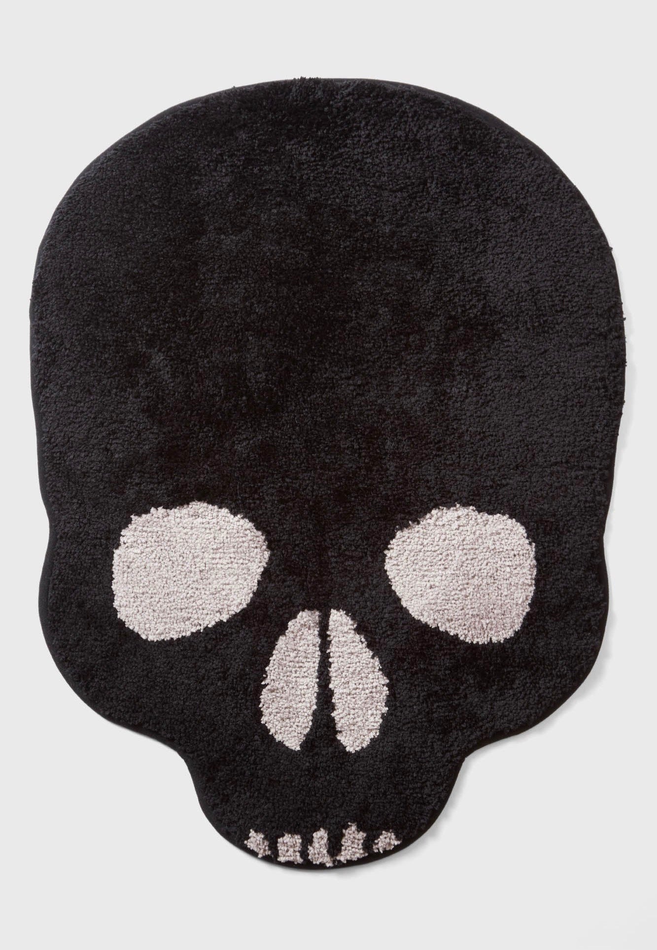 Killstar - Skull Bathroom Black - Rug | Neutral-Image
