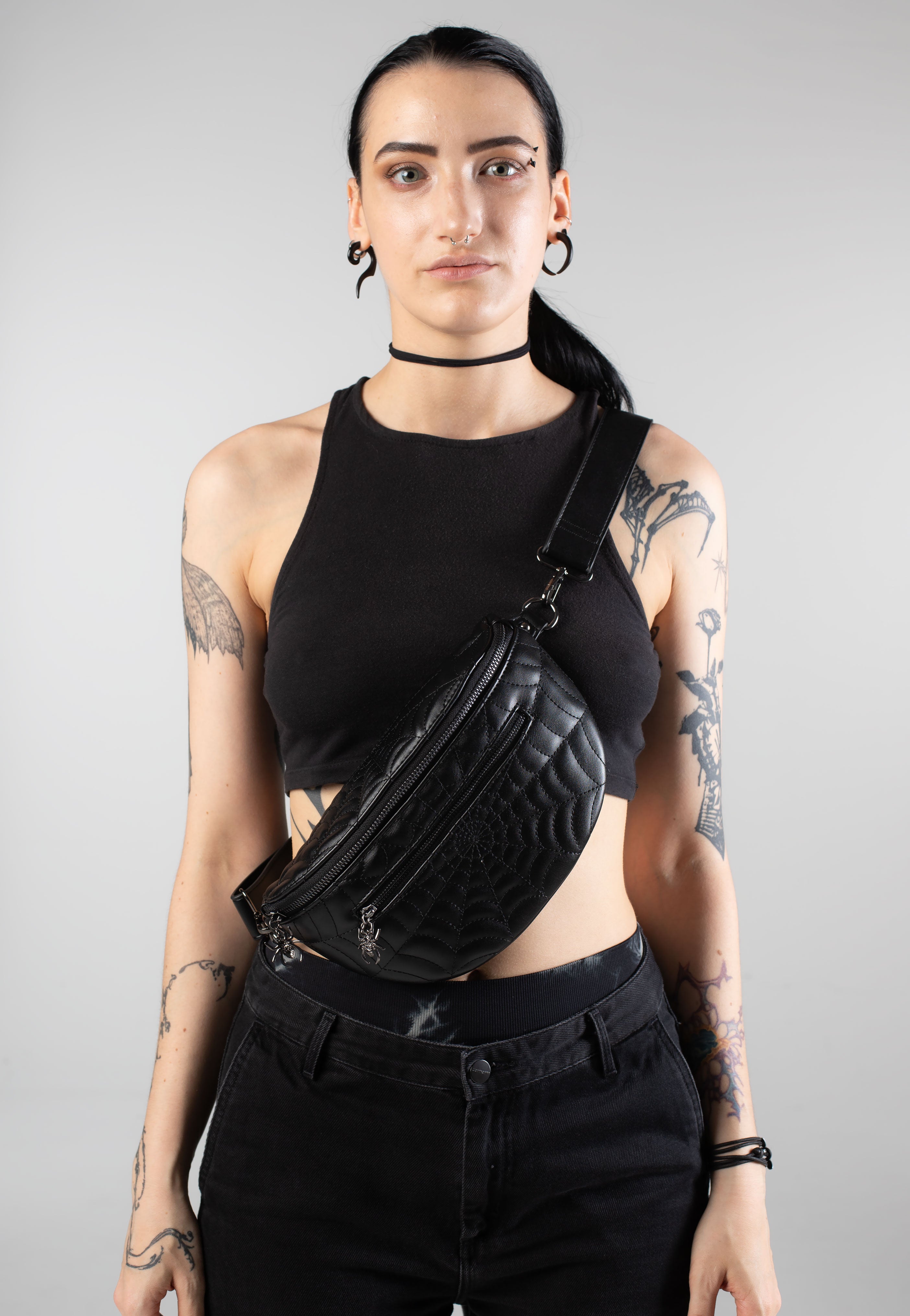 Foxblood - Web Fanny Black - Hip Bag | Women-Image