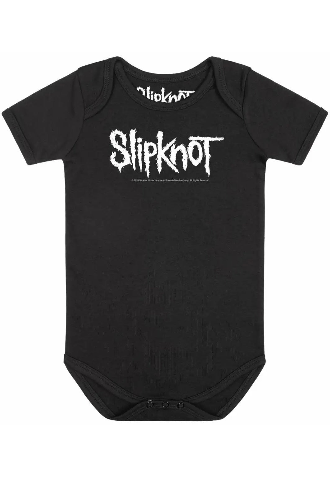 Slipknot - Logo White Babygrow - Bodysuit | Men-Image