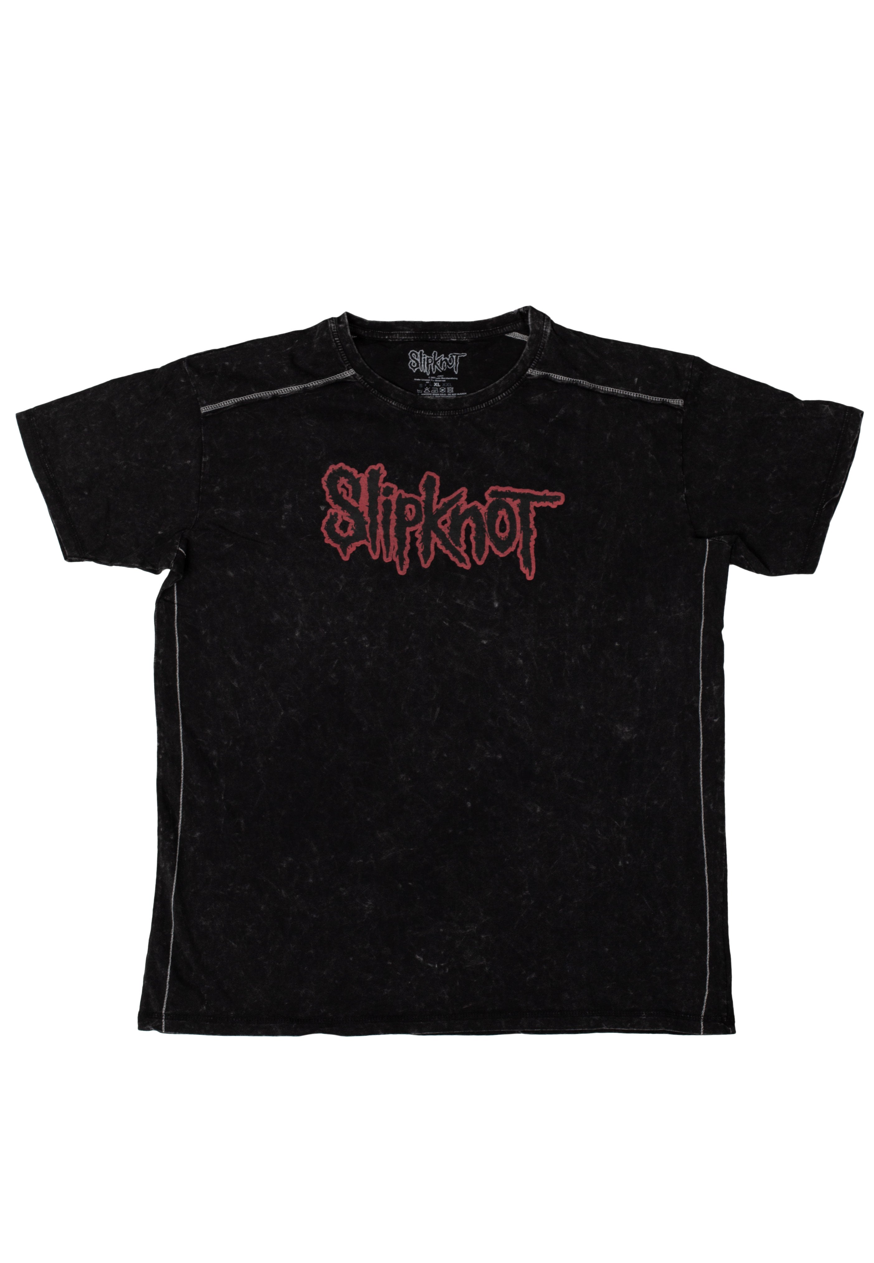 Slipknot - Logo Snow Wash - T-Shirt | Neutral-Image