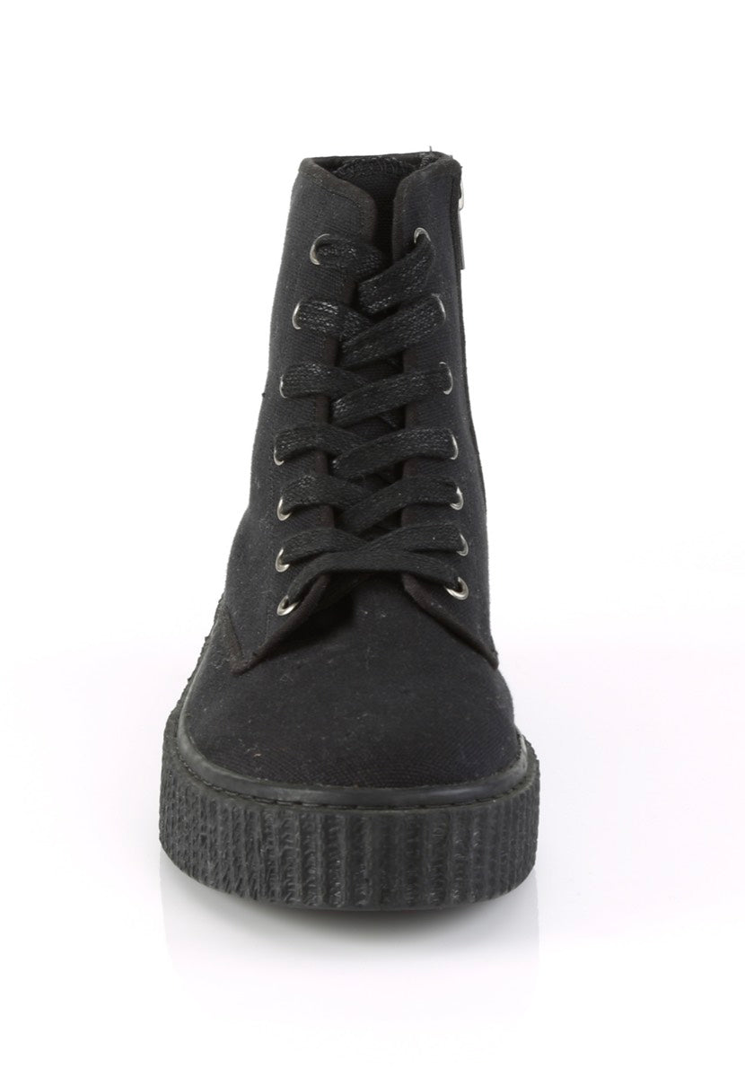 DemoniaCult - Sneeker 201 Black Canvas  - Shoes | Neutral-Image