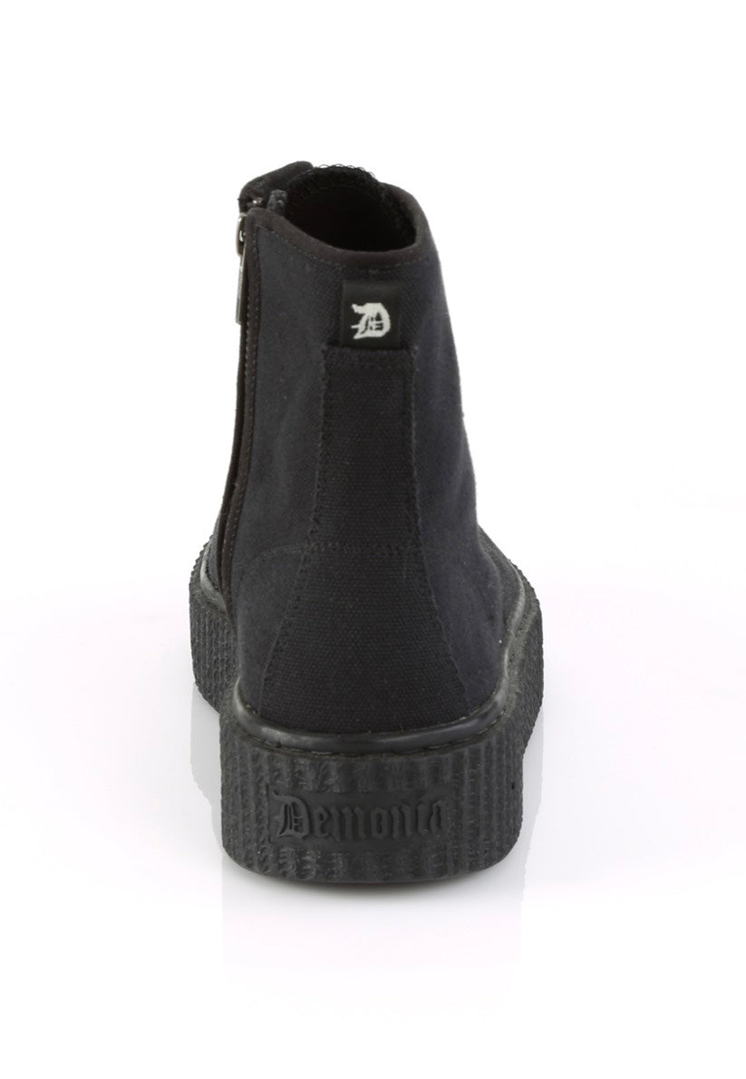 DemoniaCult - Sneeker 201 Black Canvas  - Shoes | Neutral-Image