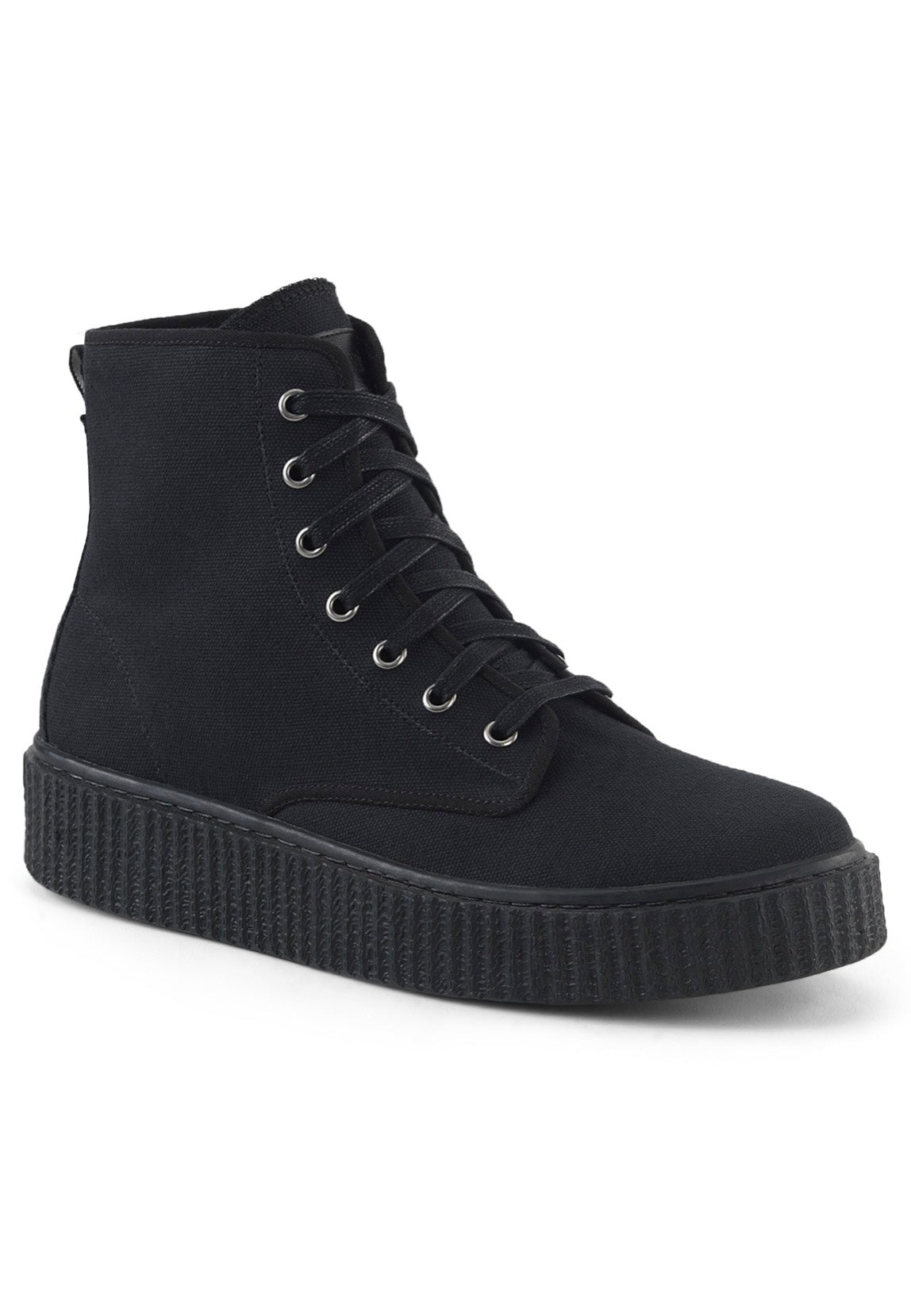 DemoniaCult - Sneeker 201 Black Canvas  - Shoes | Neutral-Image