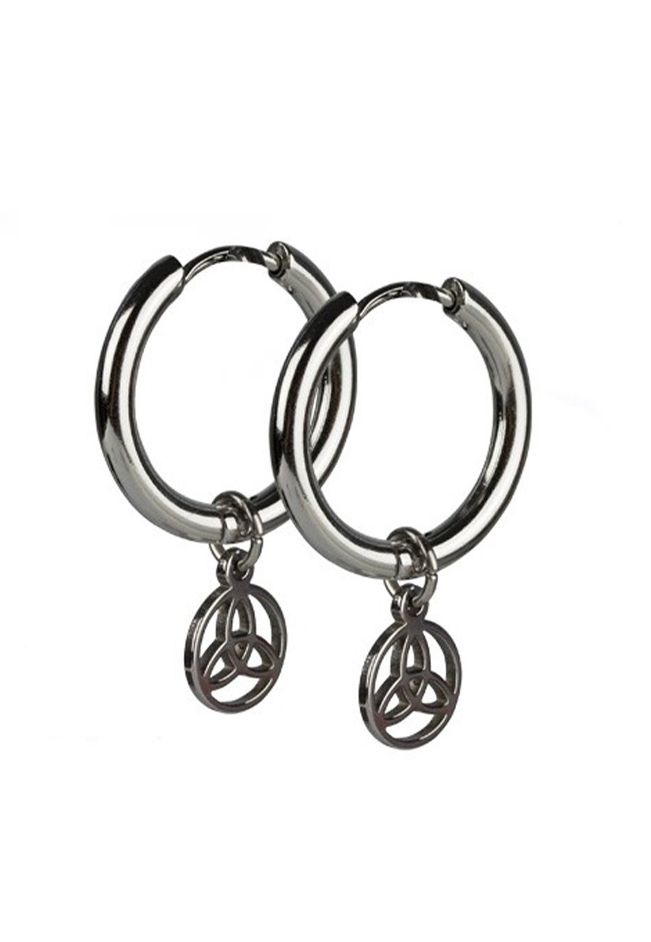 etNox - Hang Triquetra Silver - Earrings