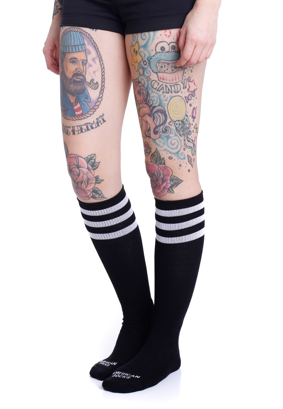 American Socks - Back In Black Knee High - Socks | Nuclear Blast