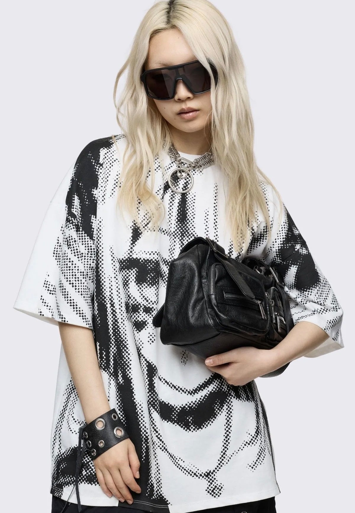 Minga London - Soot Vegan Shoulder Black - Bag | Women-Image