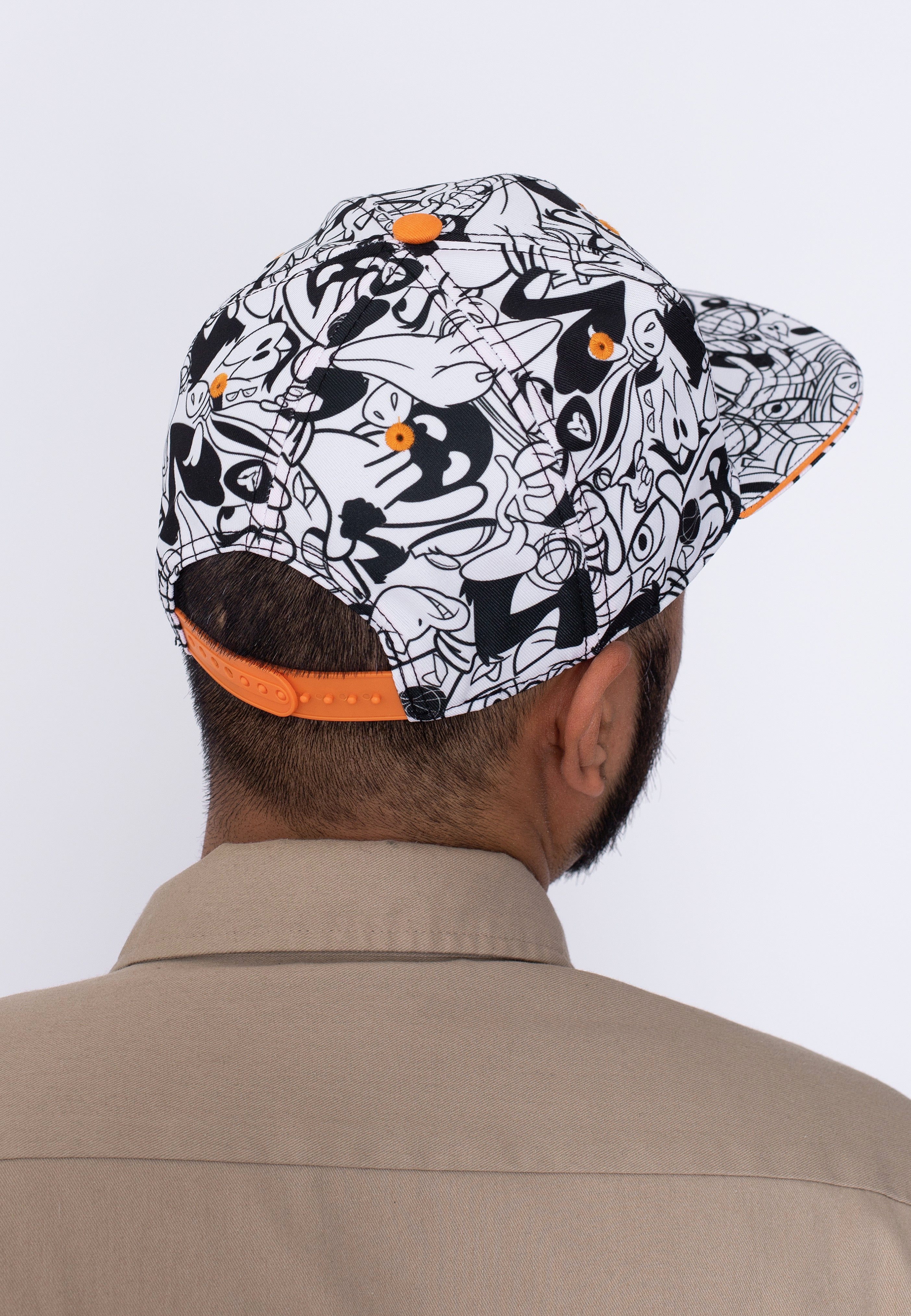 Space Jam Allover Black White Cap