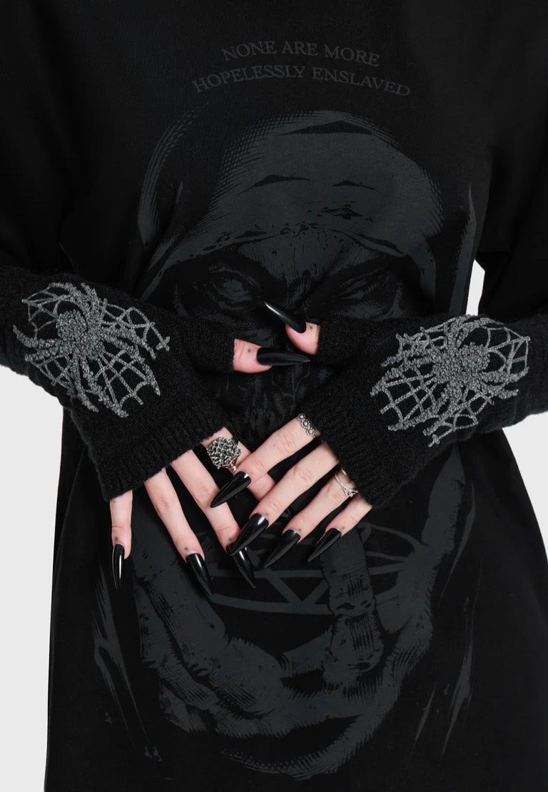 Killstar Spiderella Multi Handschuhe