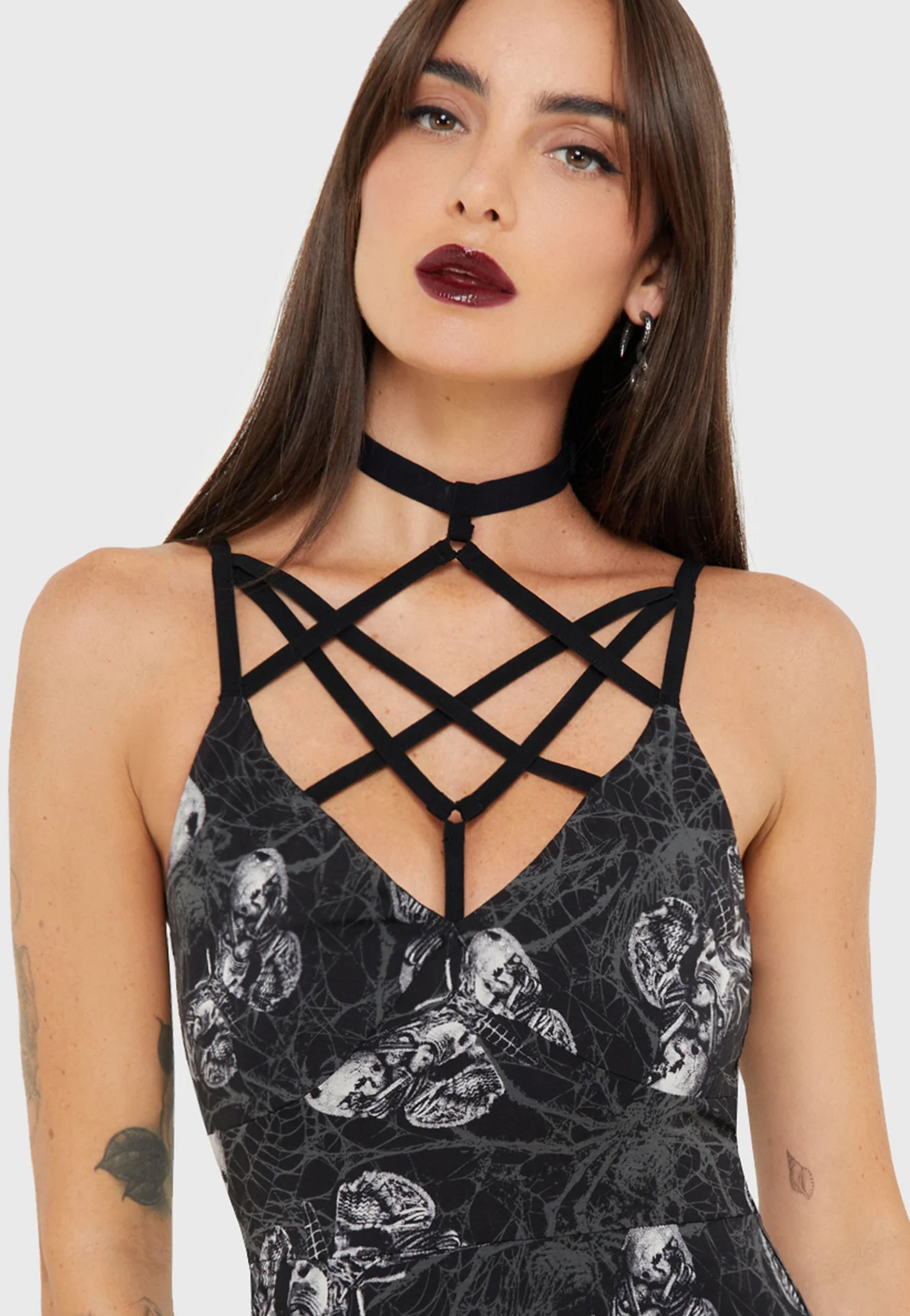 Killstar x Alchemy England - Spidrasica's Web - Dress | Women-Image