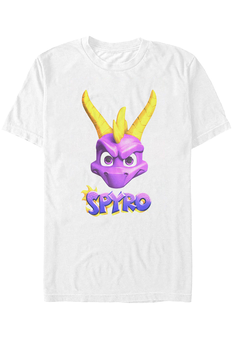 Spyro - Face Logo White - T-Shirt | Neutral-Image