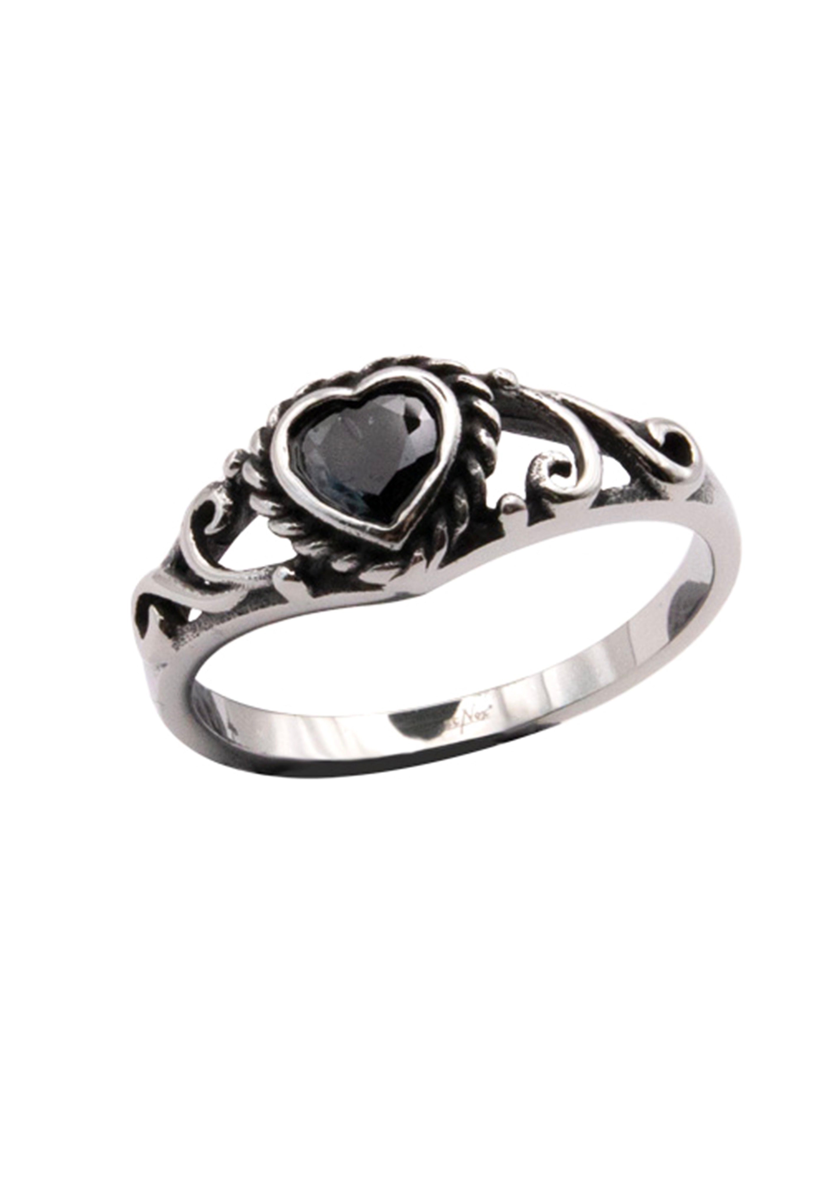 Echt EtNox Black Rose Orecchini In Argento 925 Simbolo Gioielli