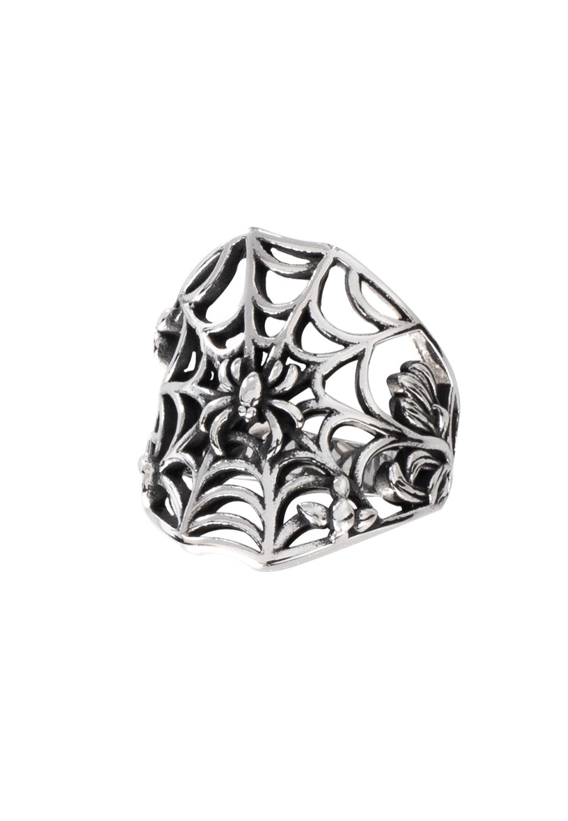 etNox - Spinnennetz Silver - Ring | Neutral-Image