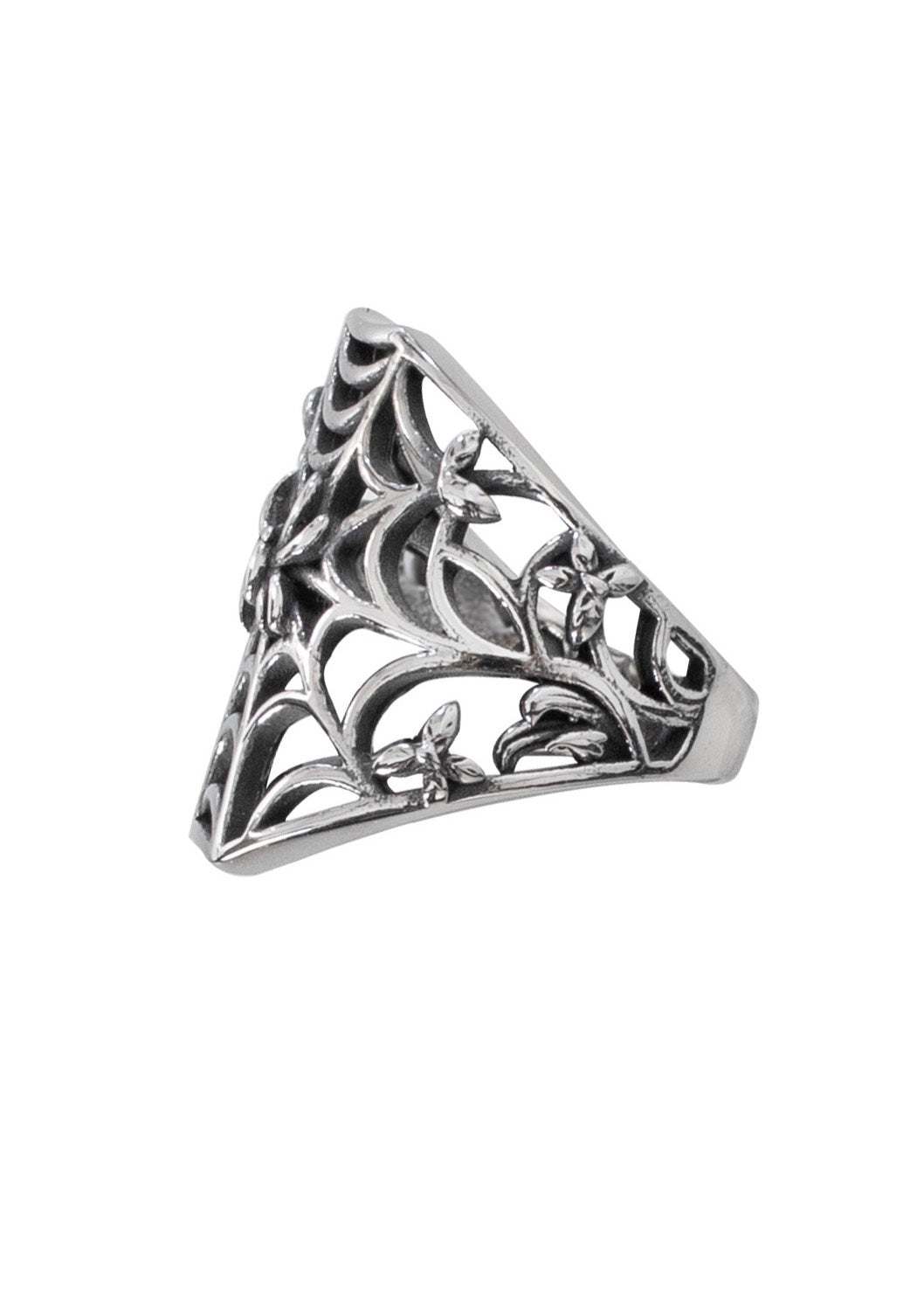 etNox - Spinnennetz Silver - Ring | Neutral-Image