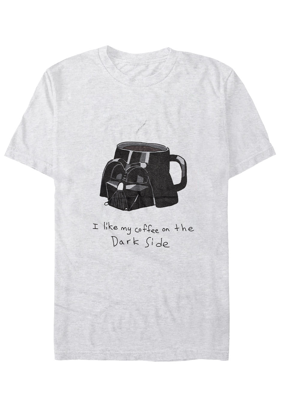 Star Wars - Coffee On the Dark Side Grey - T-Shirt | Neutral-Image