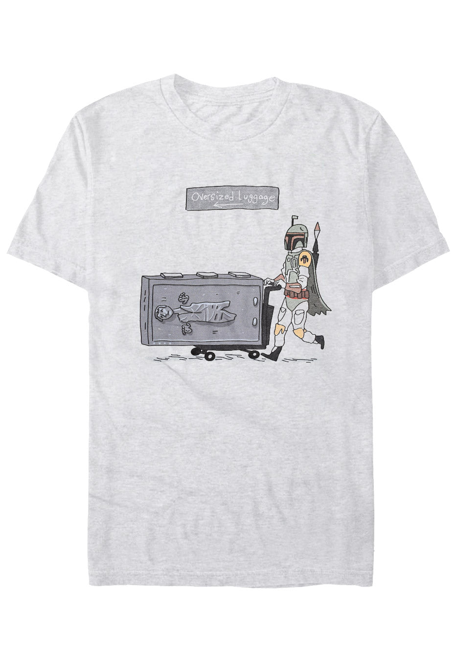 Star Wars - Oversized Luggage Grey - T-Shirt | Neutral-Image