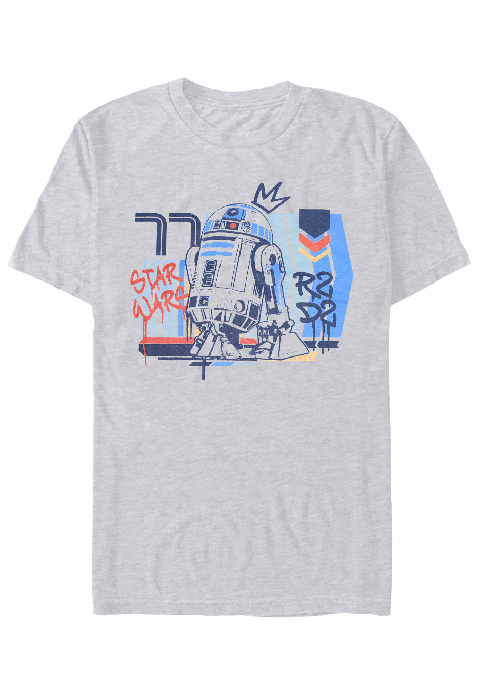 Star Wars - R2D2 Heather Grey - T-Shirt | Neutral-Image