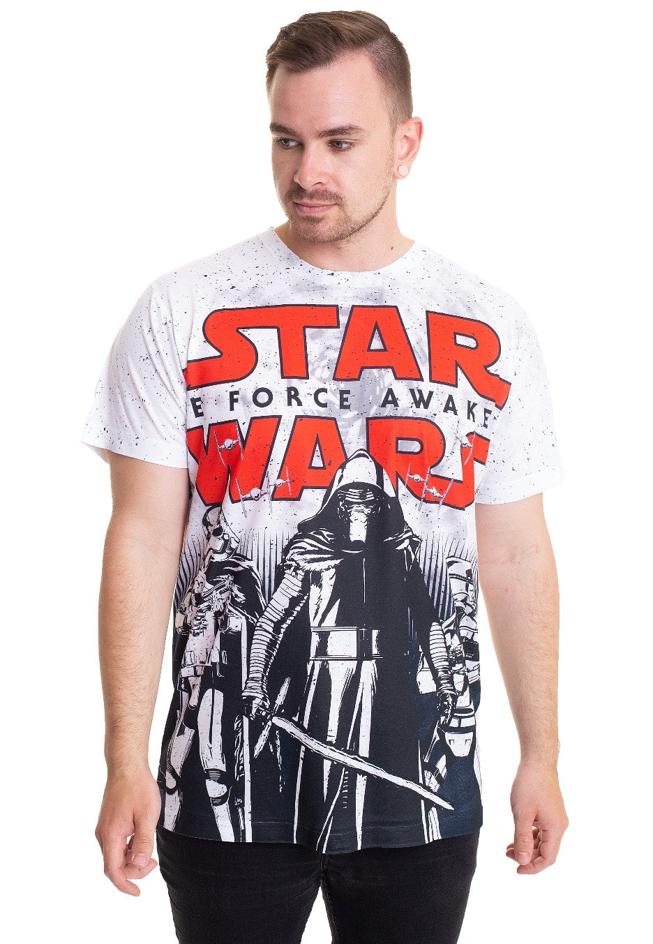 Star Wars: The Force Awakens - Allover White - T-Shirt | Men-Image