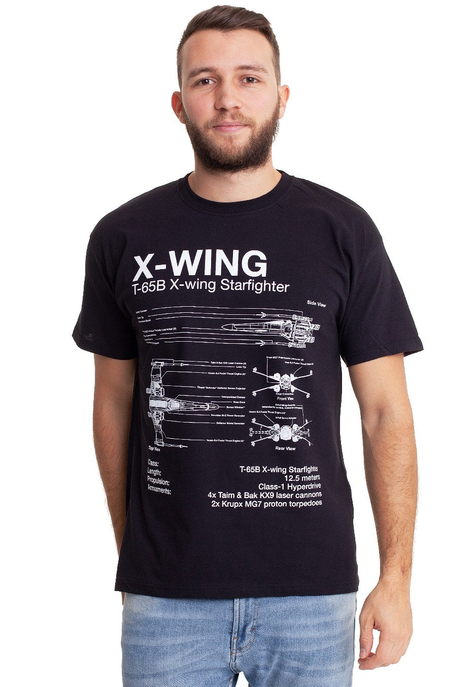 Star Wars - X Wing Sketch - T-Shirt