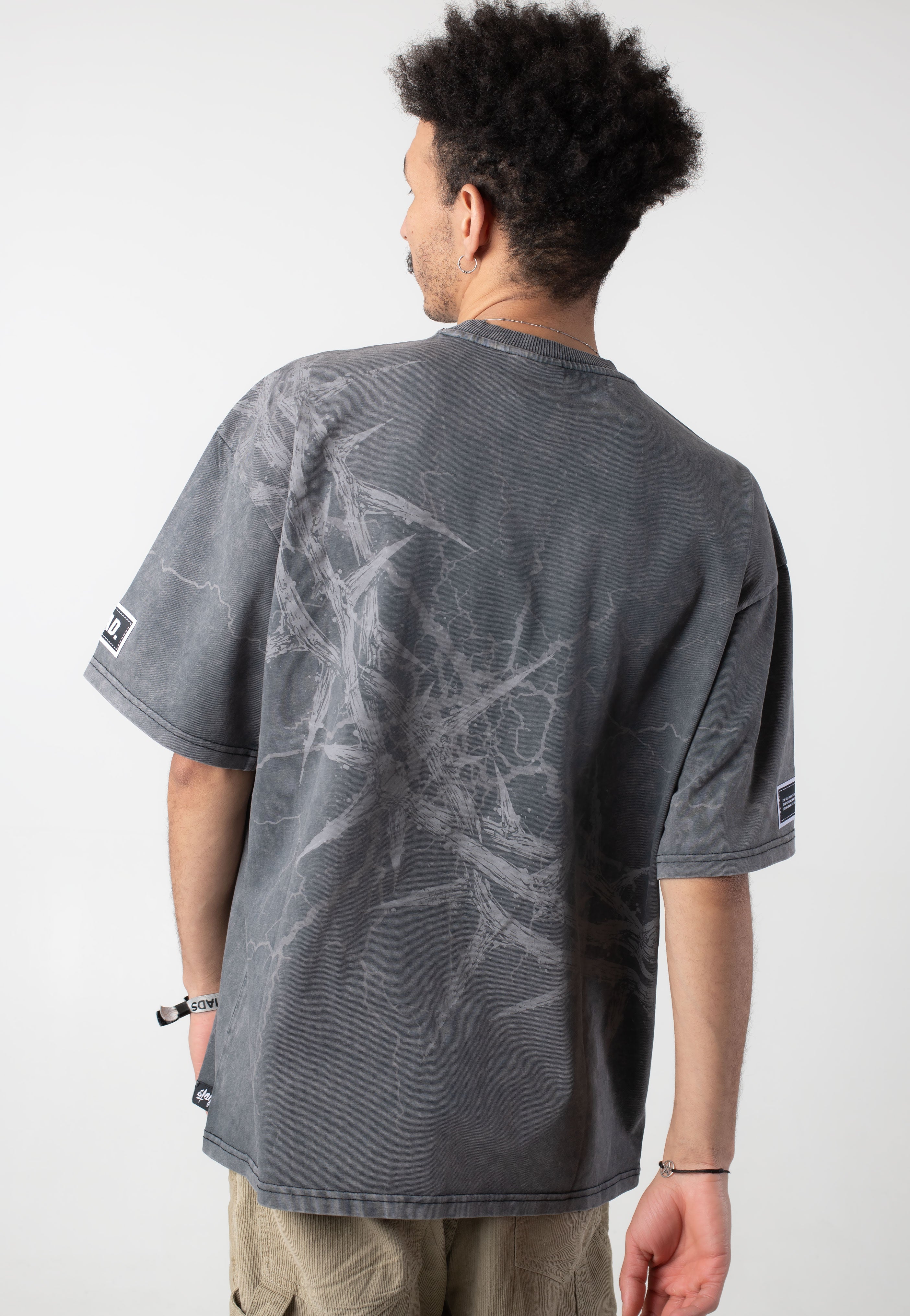 Stay Cold Apparel - Blackthorn Oversized Acid Washed Black - T-Shirt | Neutral-Image