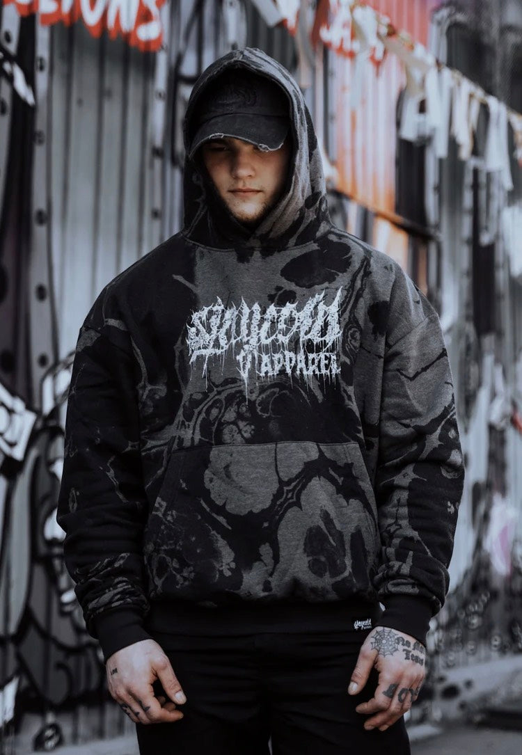Stay Cold Apparel - Strangled Oversized Black - Hoodie | Neutral-Image