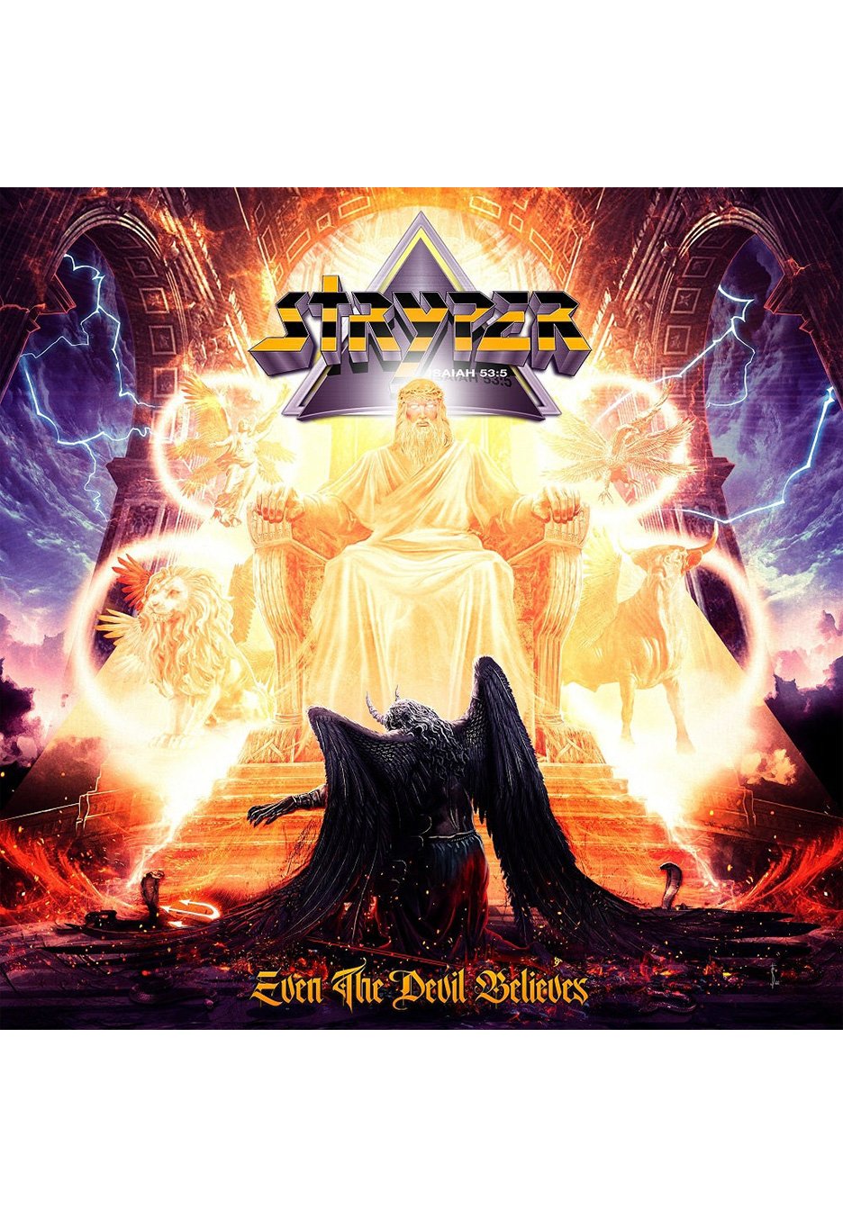 Stryper - Even The Devil Clear Blue - Colored Vinyl