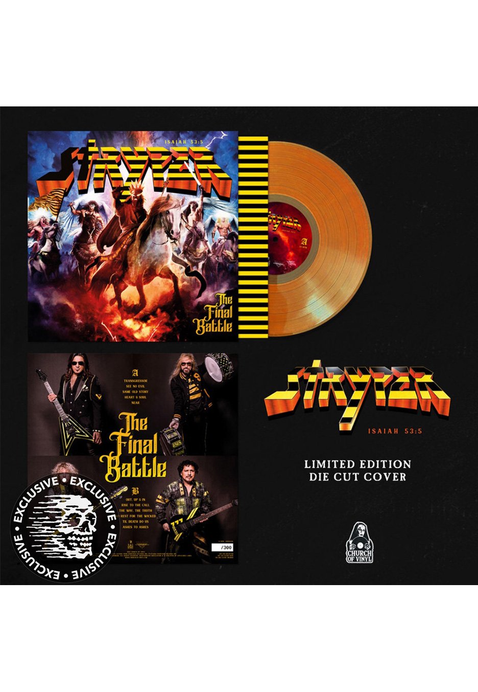 Stryper - The Final Battle Orange - Colored Vinyl