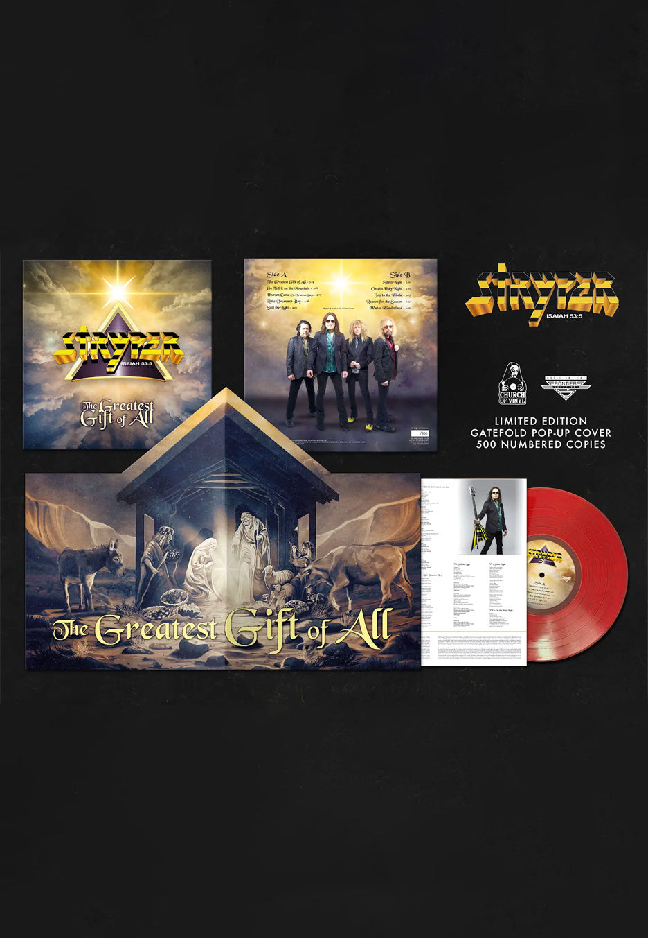 Stryper - The Greatest Gift Of All Ltd. Red - Colored PopUp Vinyl | Neutral-Image