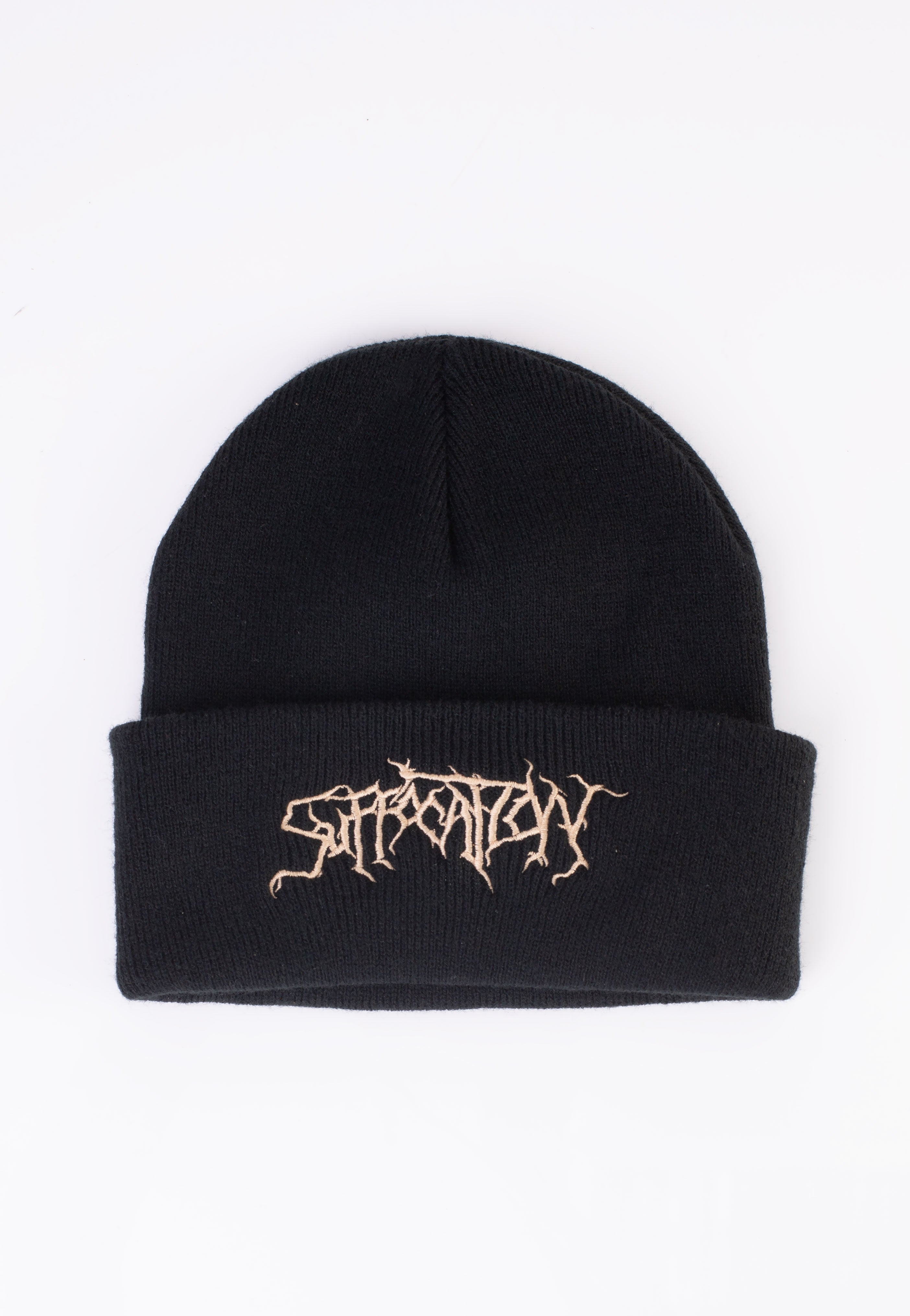 Suffocation - Gold Logo - Long Beanie | Neutral-Image