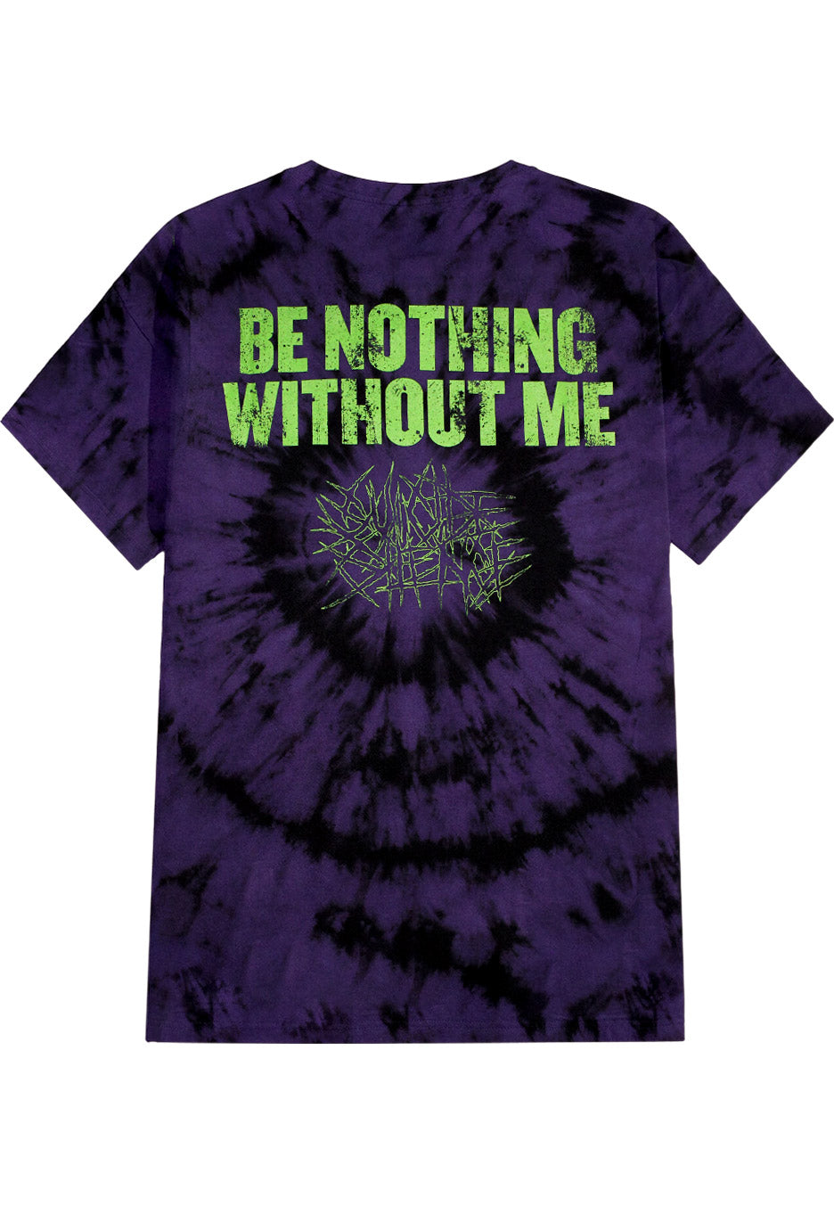 Suicide Silence - Be Nothing Without Me Purple Dye - T-Shirt | Neutral-Image