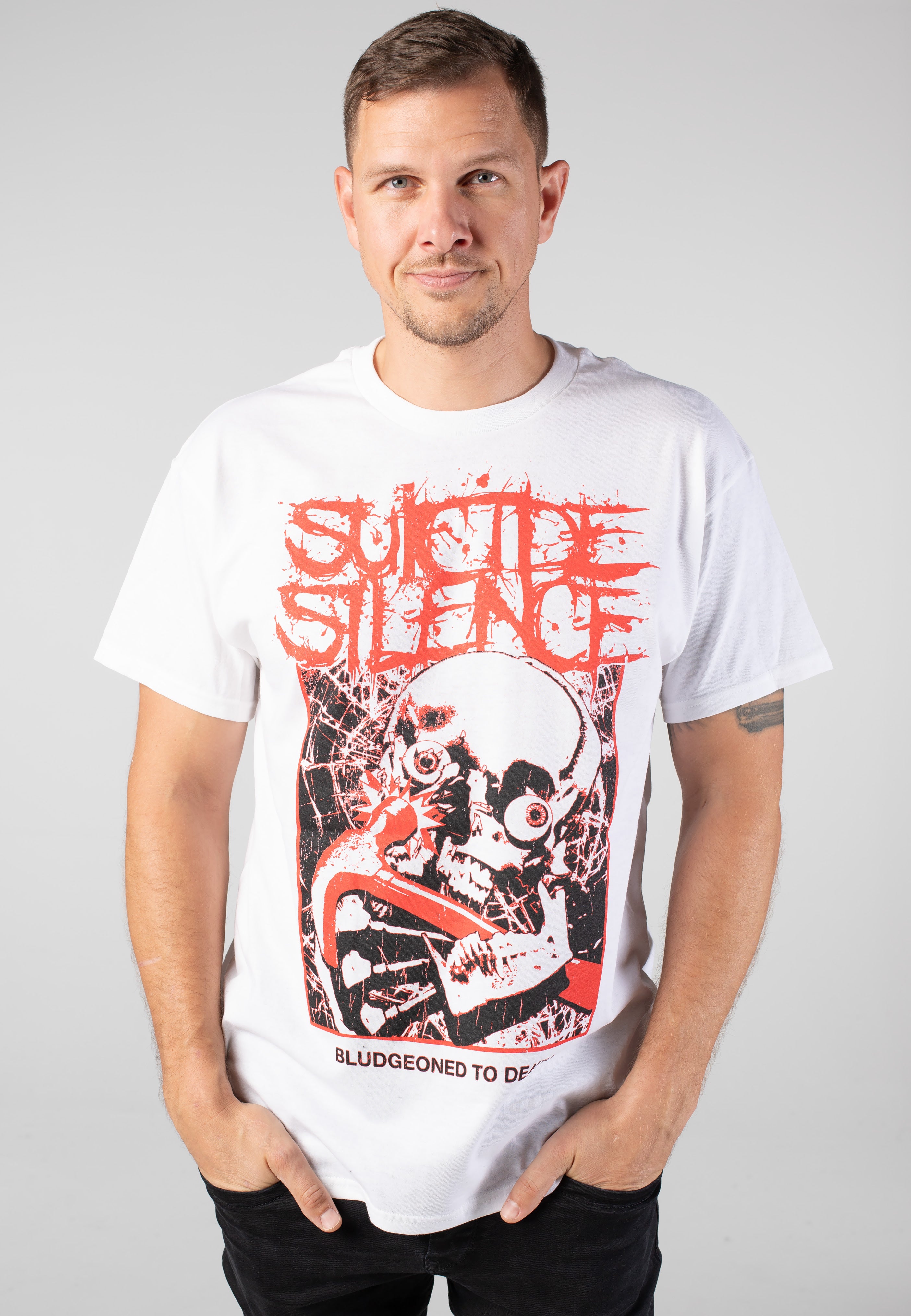 Suicide Silence - Bludgeoned White - T-Shirt | Men-Image