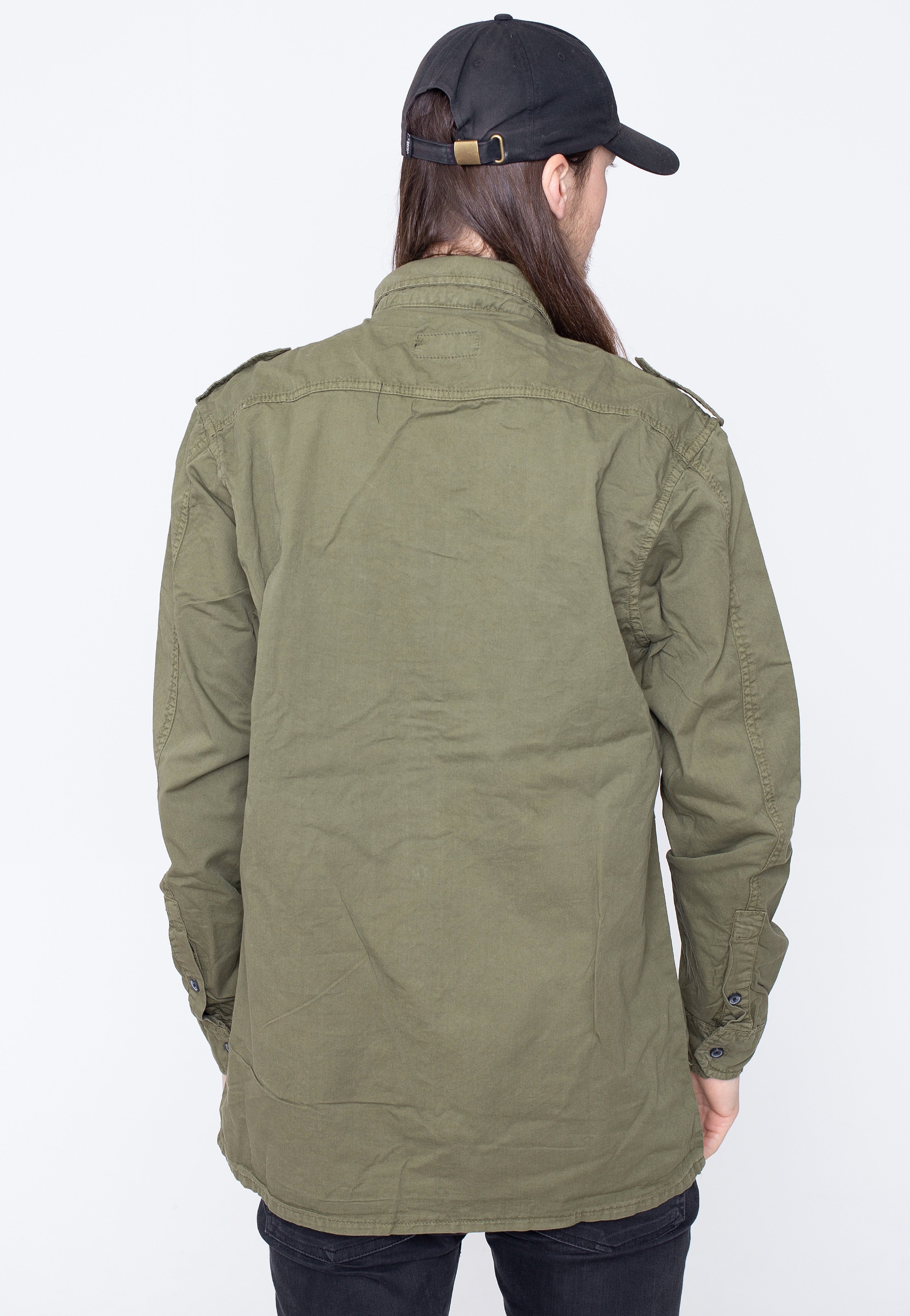 Surplus - M65 Basic Long Arm Olive - Shirt | Nuclear Blast