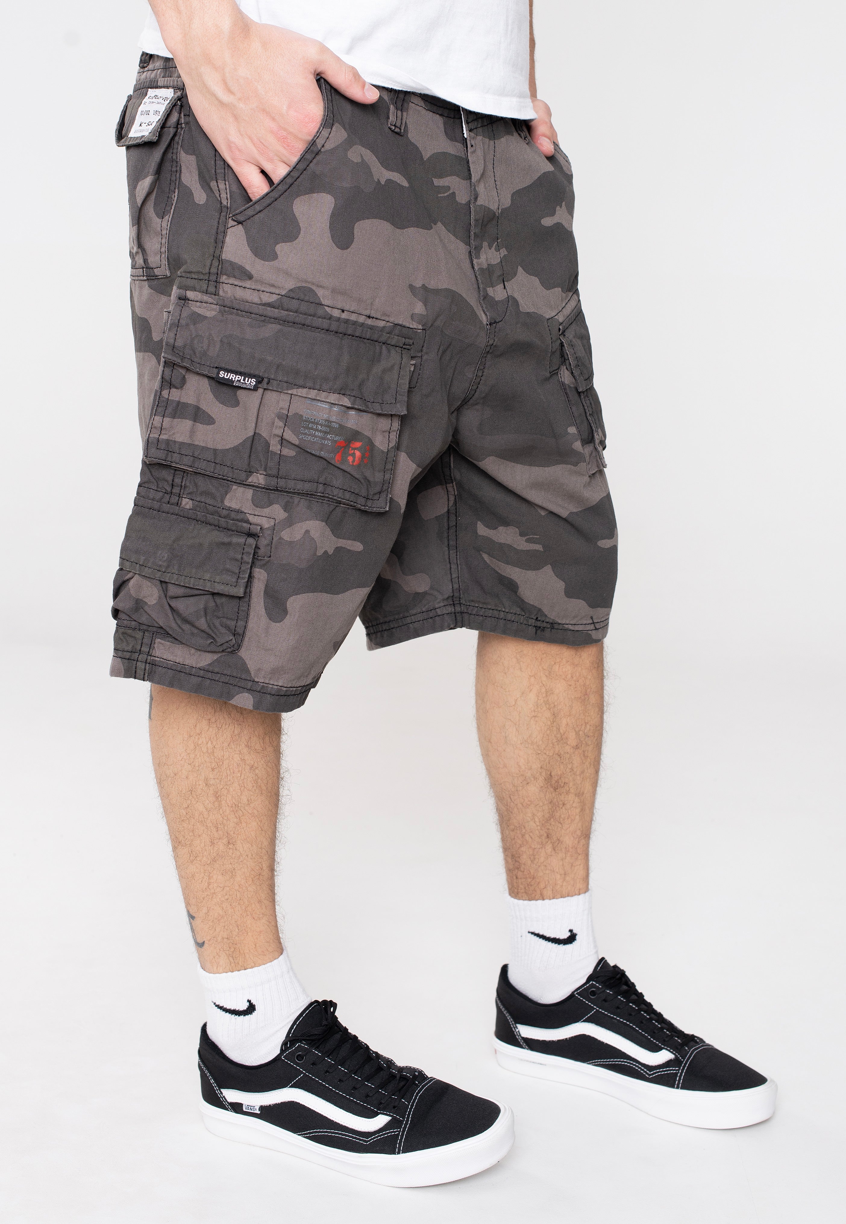 Surplus - Trooper Black Camo - Shorts