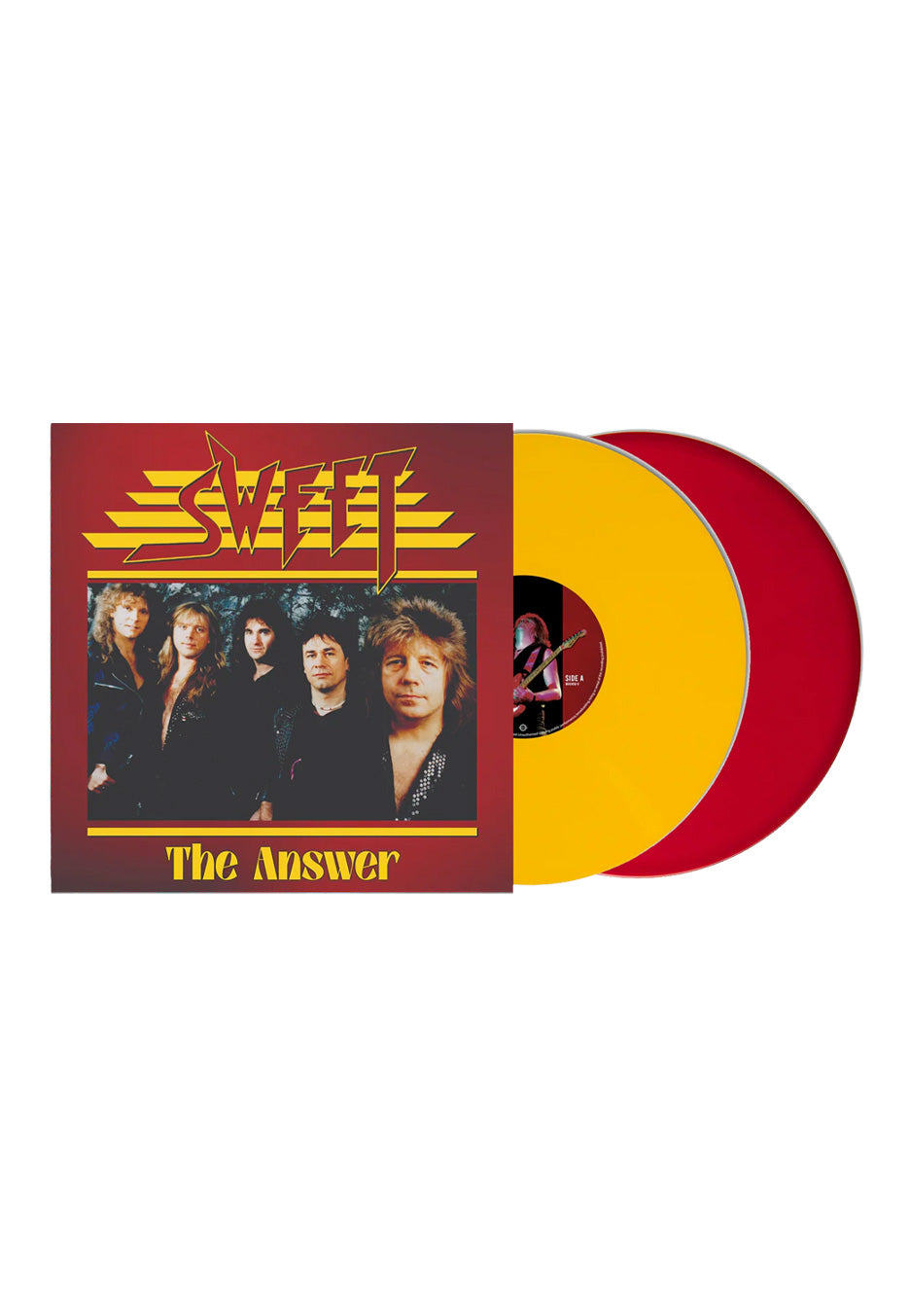 Sweet - The Answer Ltd. Red & Yellow - Colored 2 Vinyl | Neutral-Image
