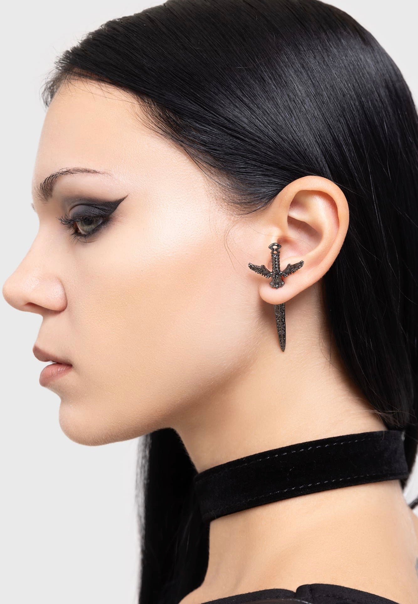 Killstar - Swordstorm Black - Earrings | Neutral-Image