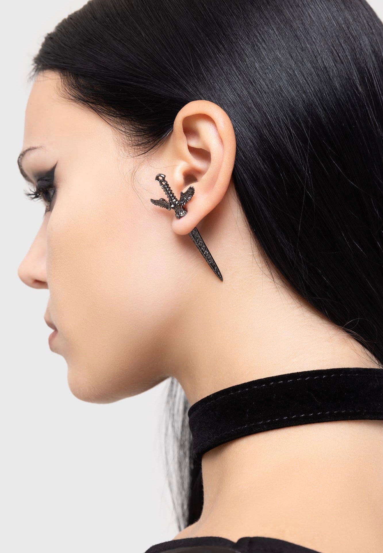 Killstar - Swordstorm Black - Earrings | Neutral-Image