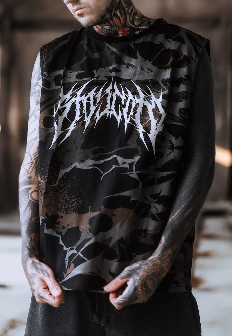 Stay Cold Apparel - Tactical Skin Black - Sleeveless | Men-Image