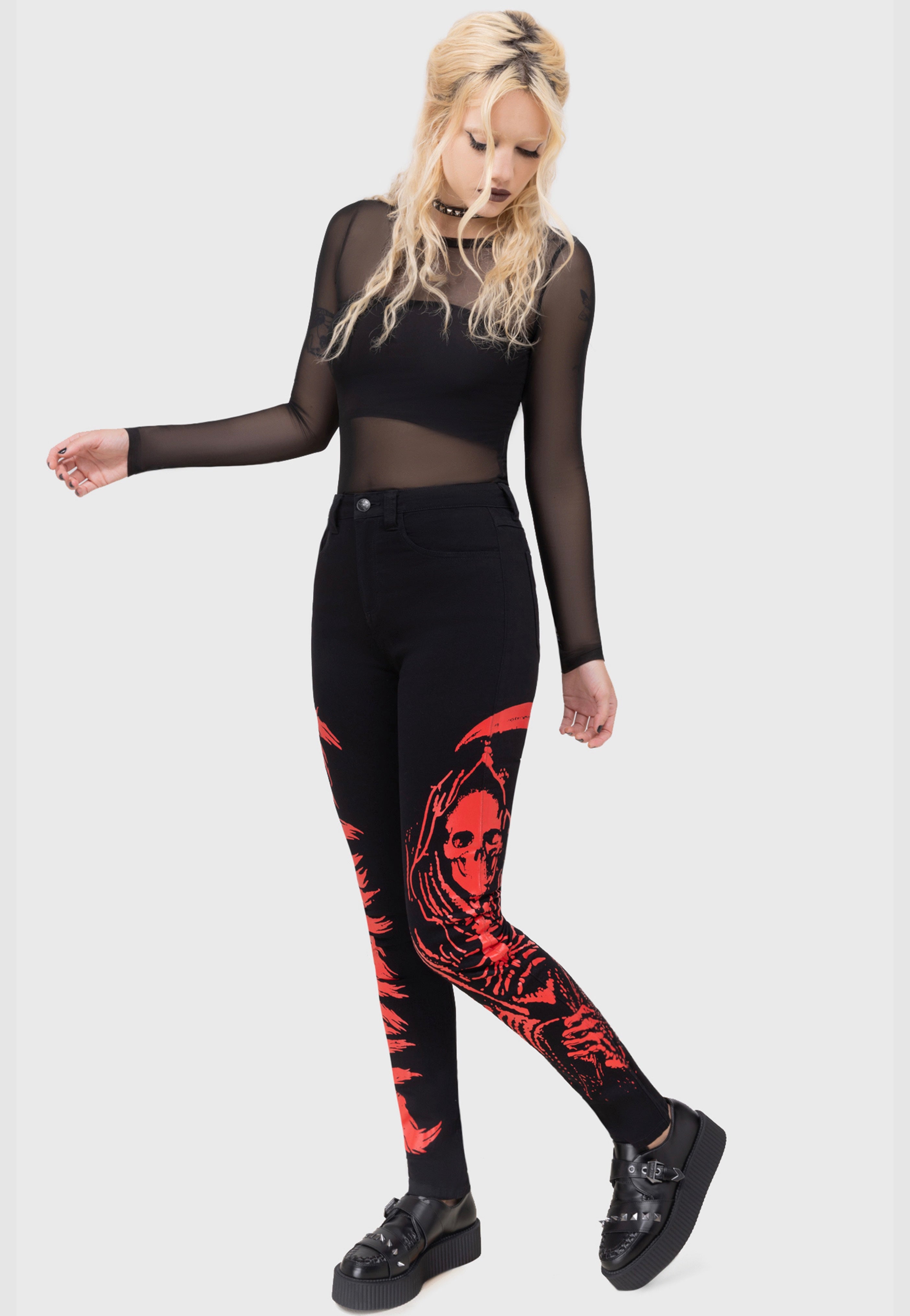 Killstar x Ice Nine Kills - Take Your Pick Skinny - Jeans | Women-Image