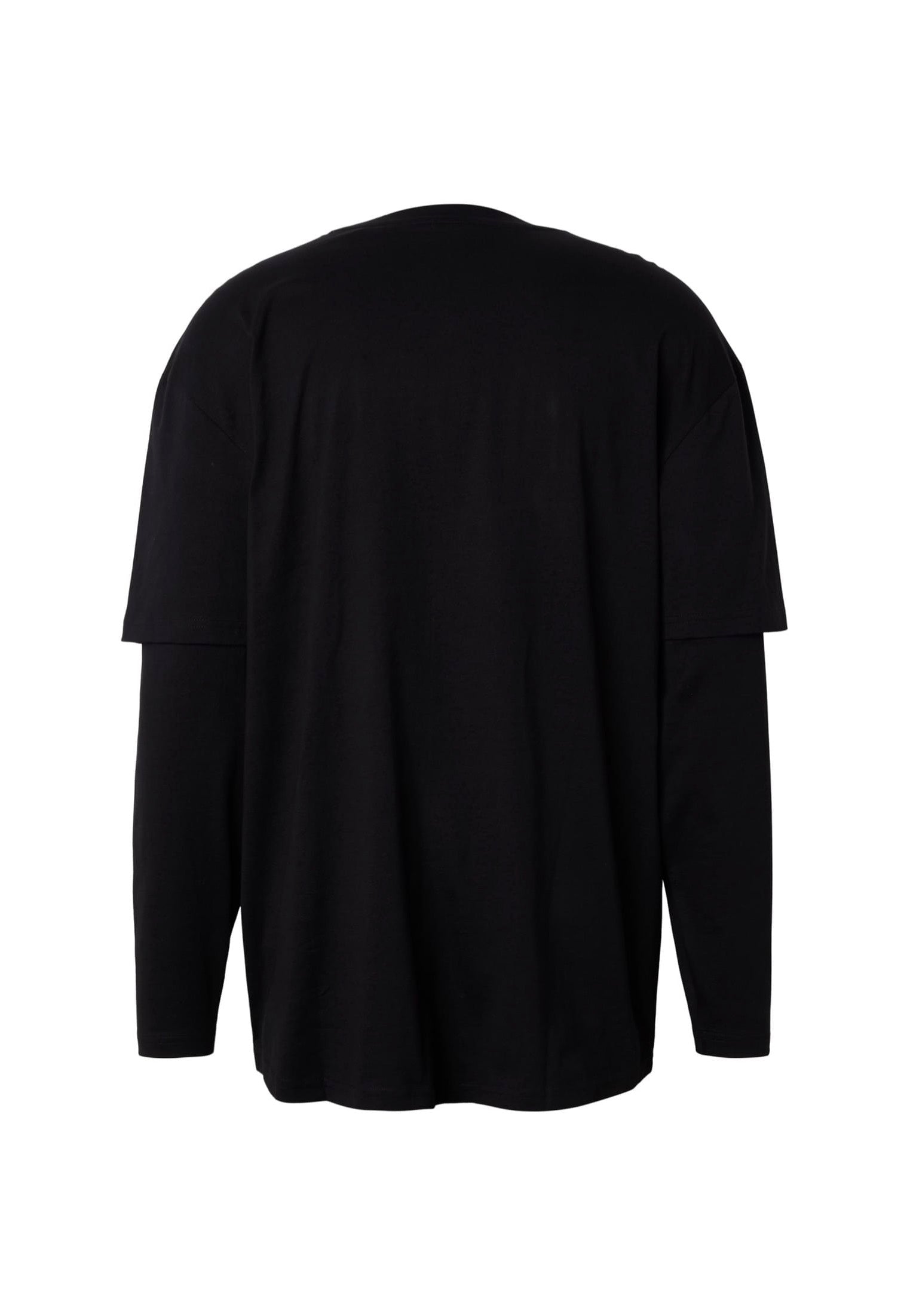 Urban Classics - Oversized Shaped Double Layer Black/Black - Longsleeve | Men-Image
