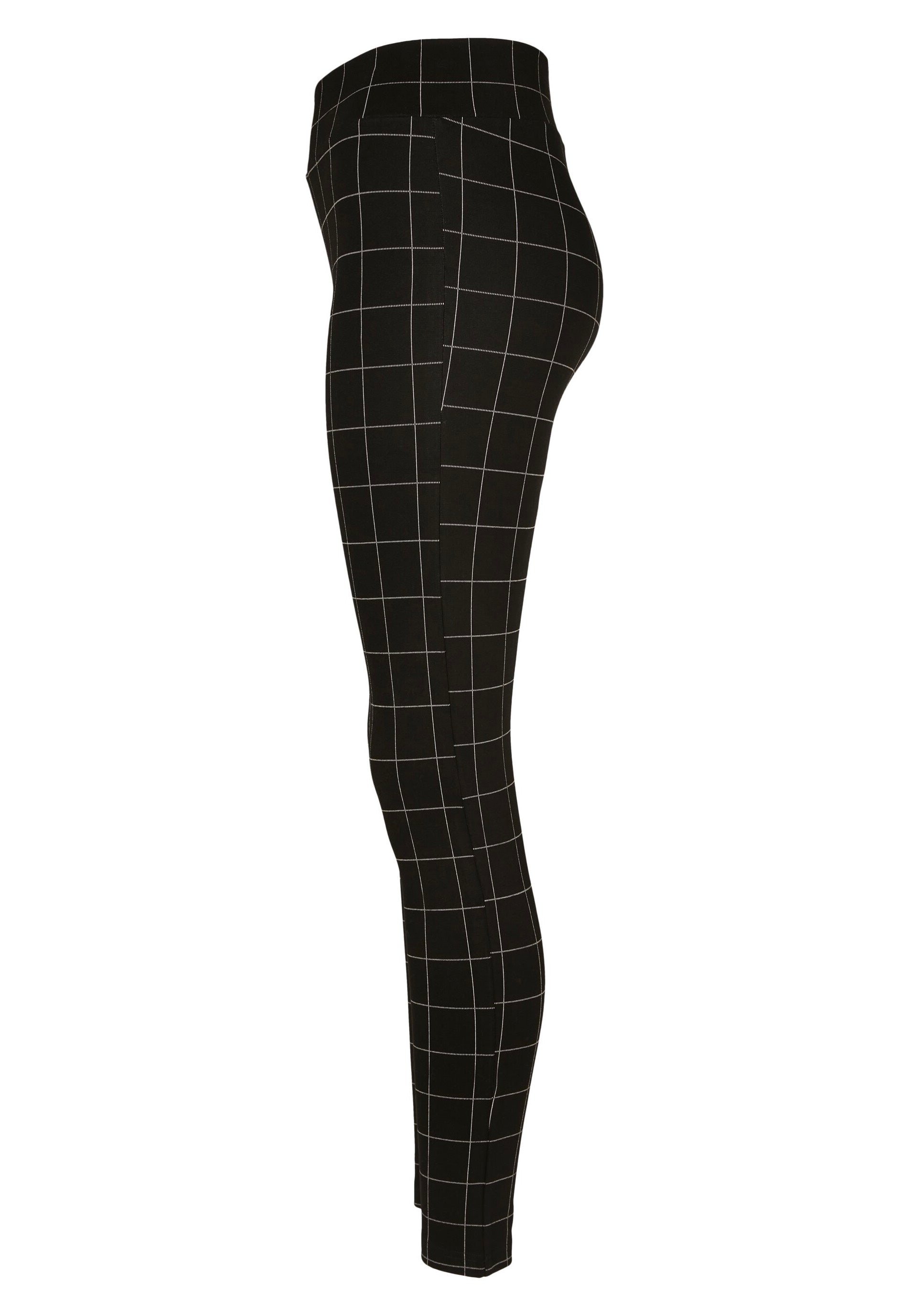 Urban Classics - Check High Waist Black/White - Leggings